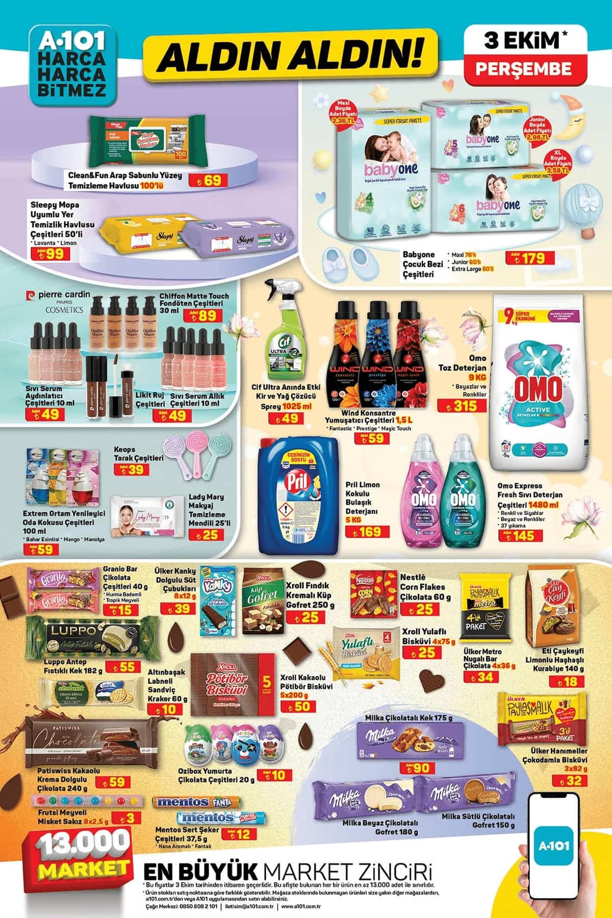 A101 kampanya 3 ekim 2024