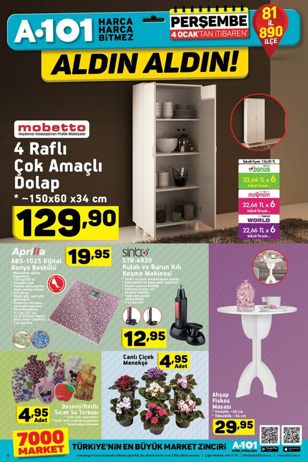 4 ocak a101 katalogu