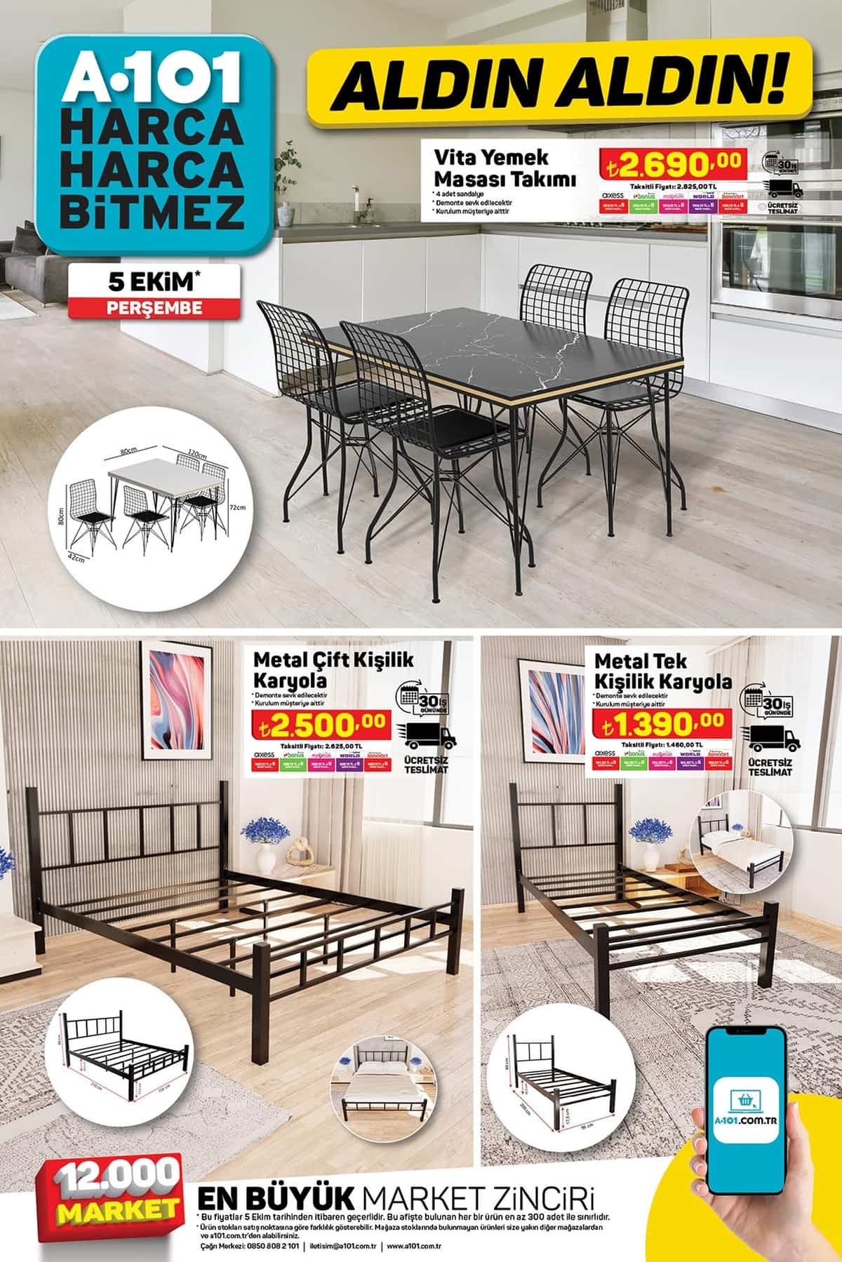a101 5 ekim 2023 kampanya