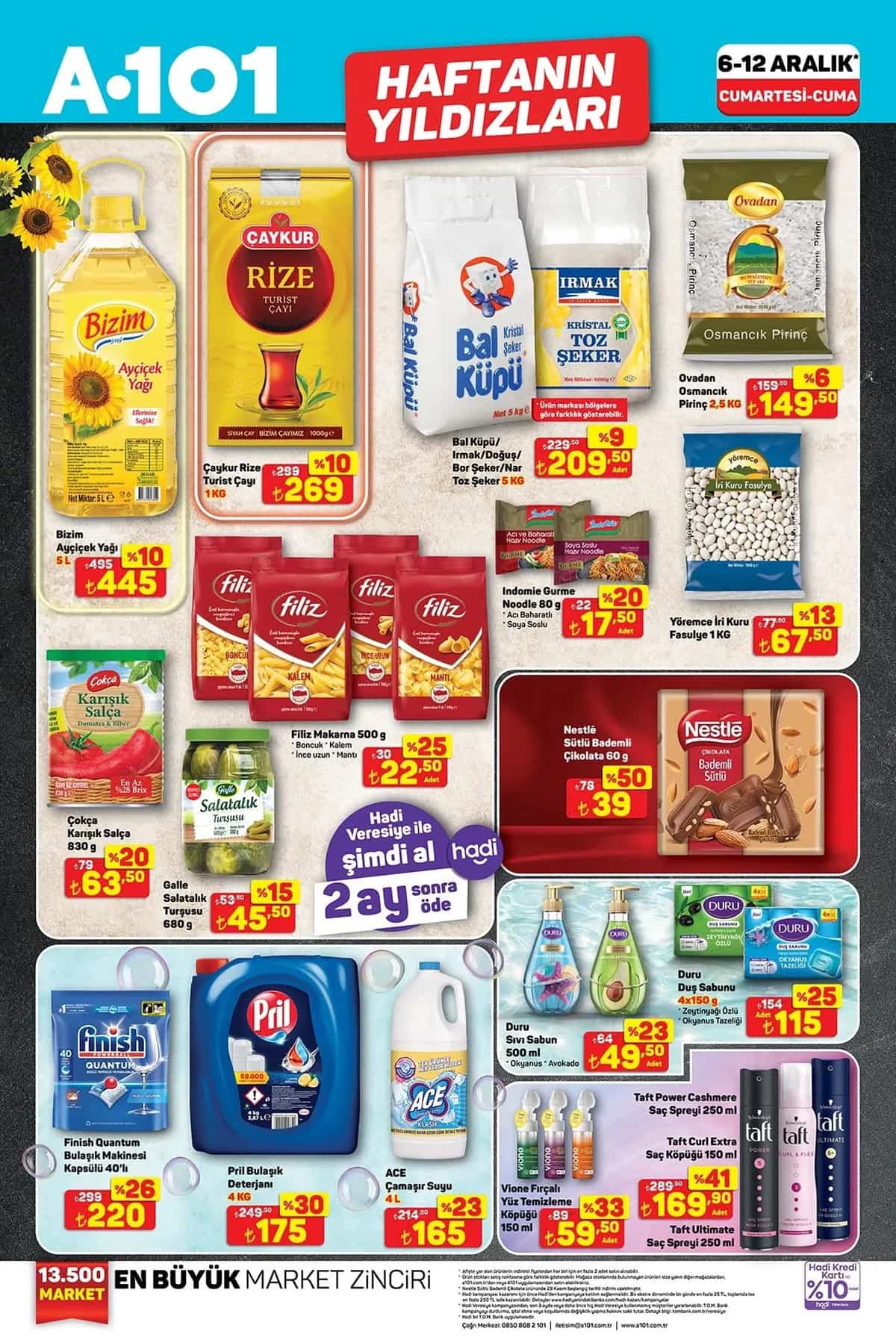 A101 6 aralik 2025 aktuel urunler