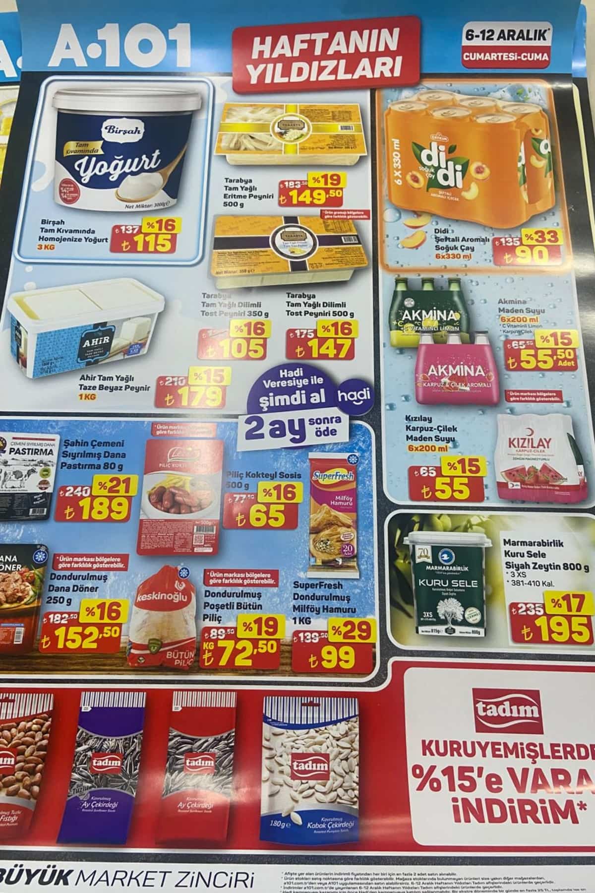 A101 6 aralik 2025 aktuel urunler