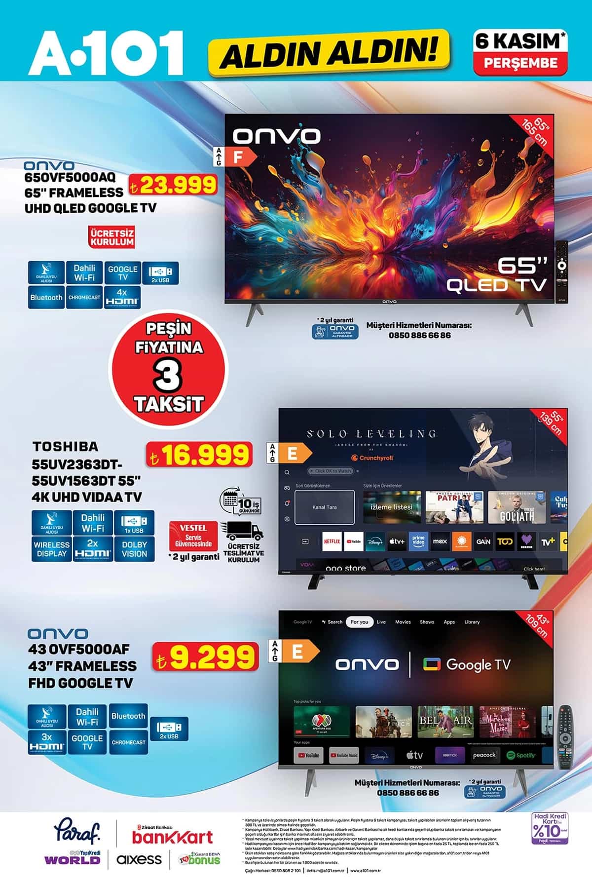 A101 6 kasim 2025 aktuel urunler