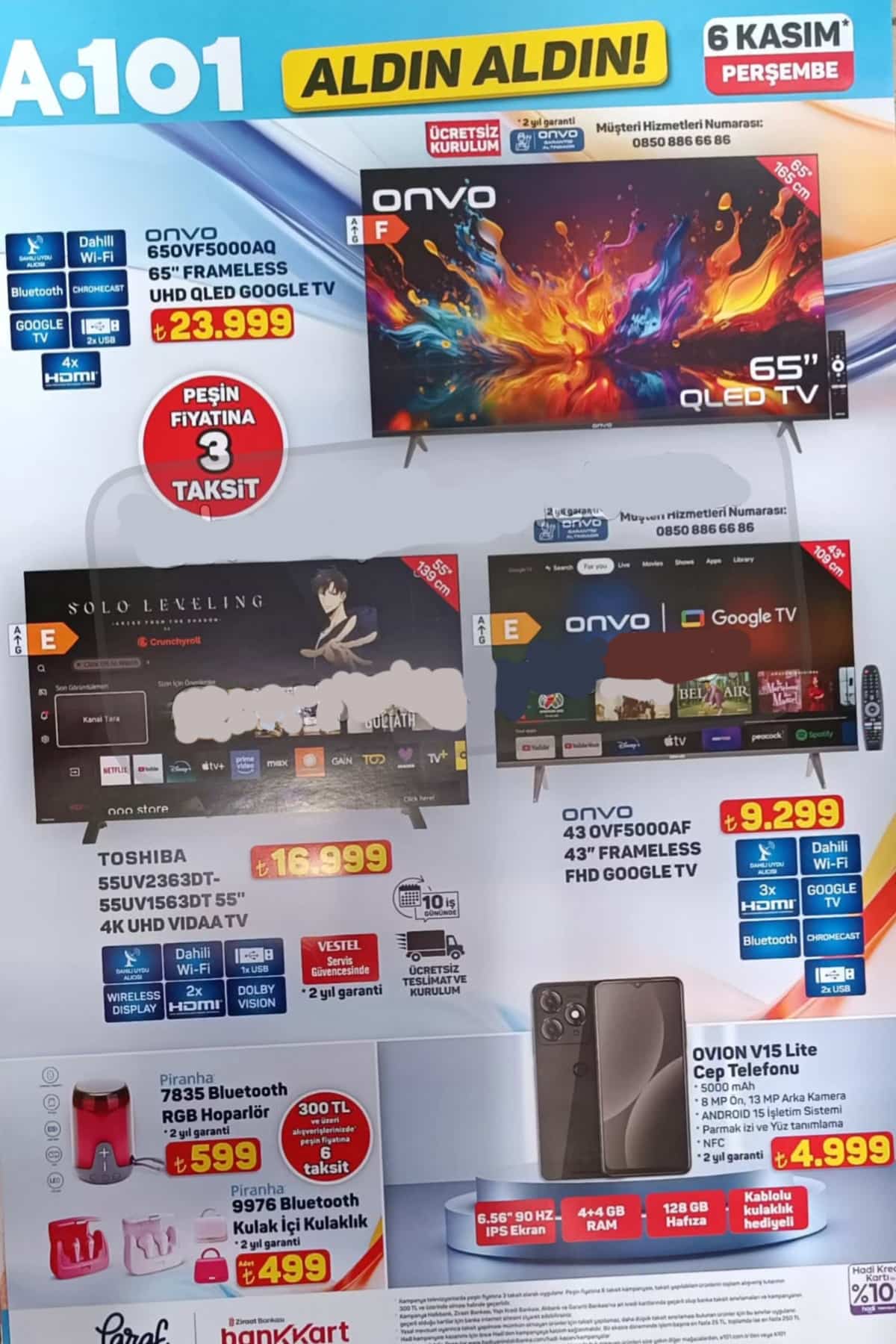 A101 6 kasim 2025 aktuel urunler