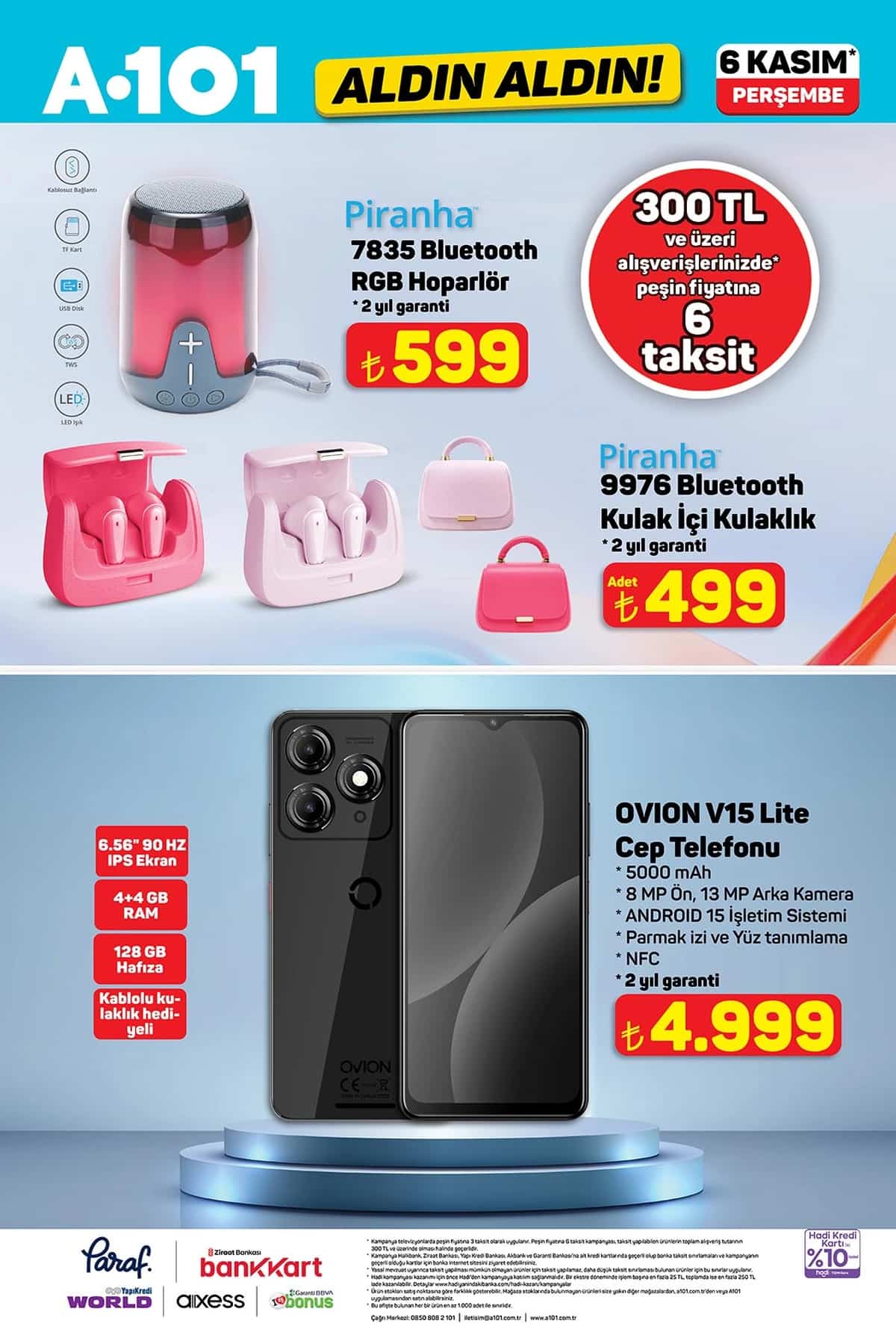 6 kasim A101 aldin aldin