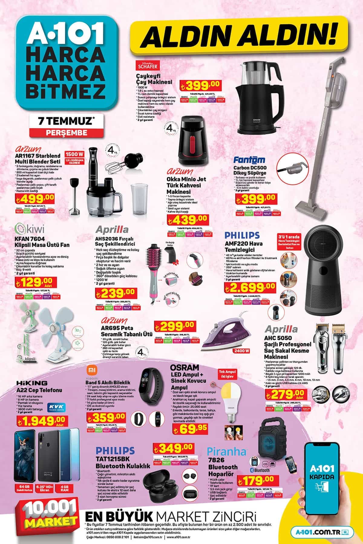a101 7 temmuz 2022 katalogu