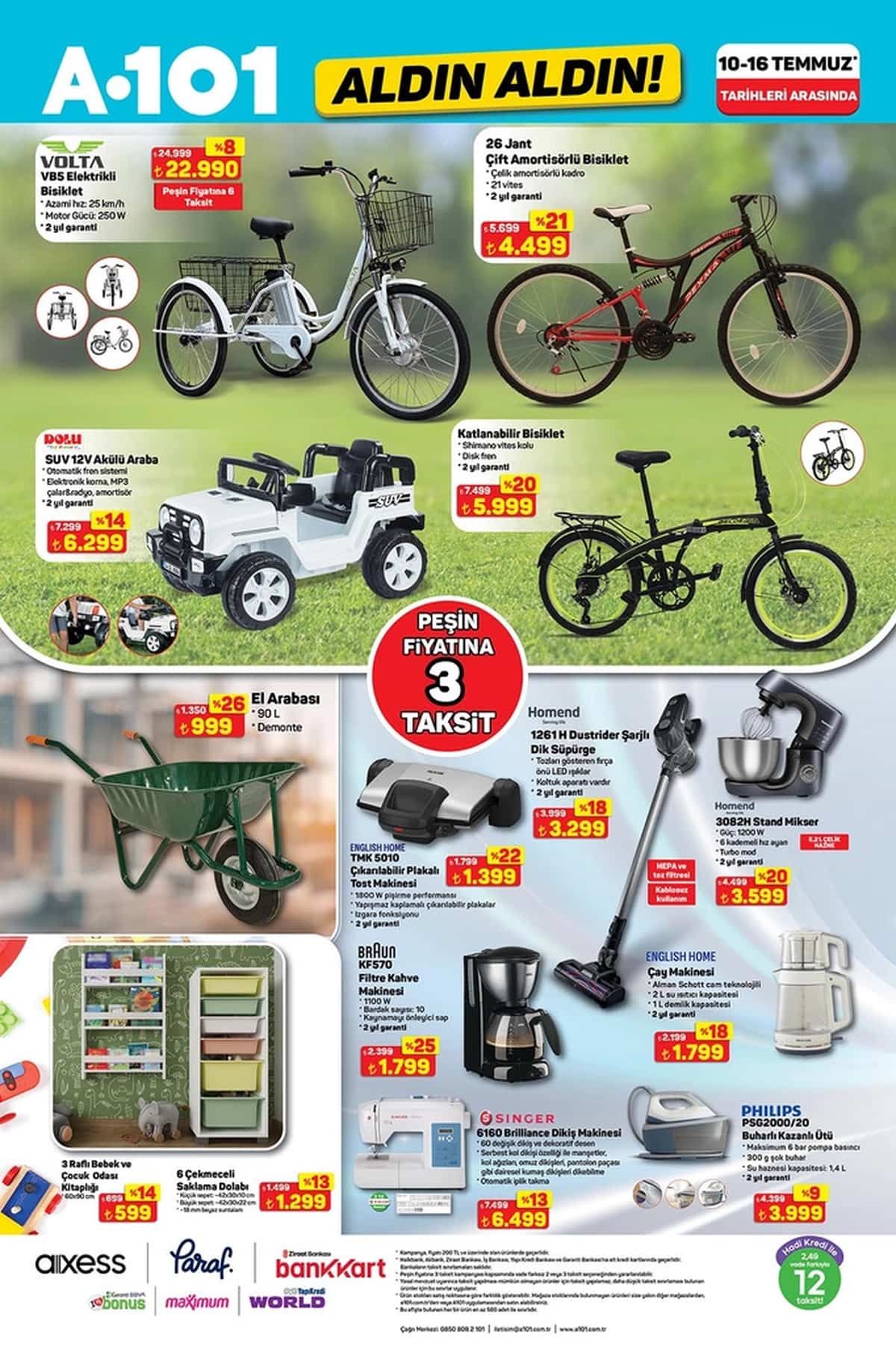 A101 katalog 10 temmuz 2025