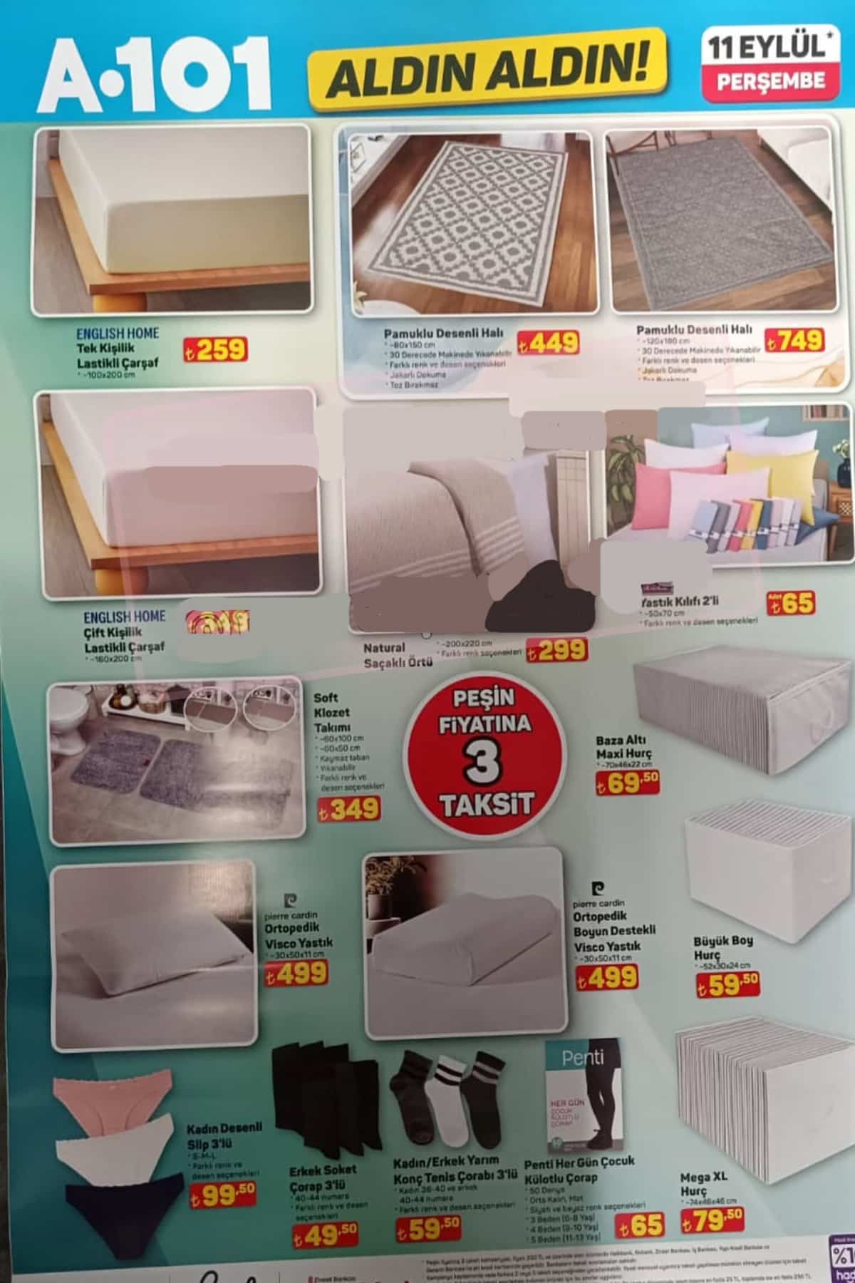 A101 katalog 11 eylul 2025