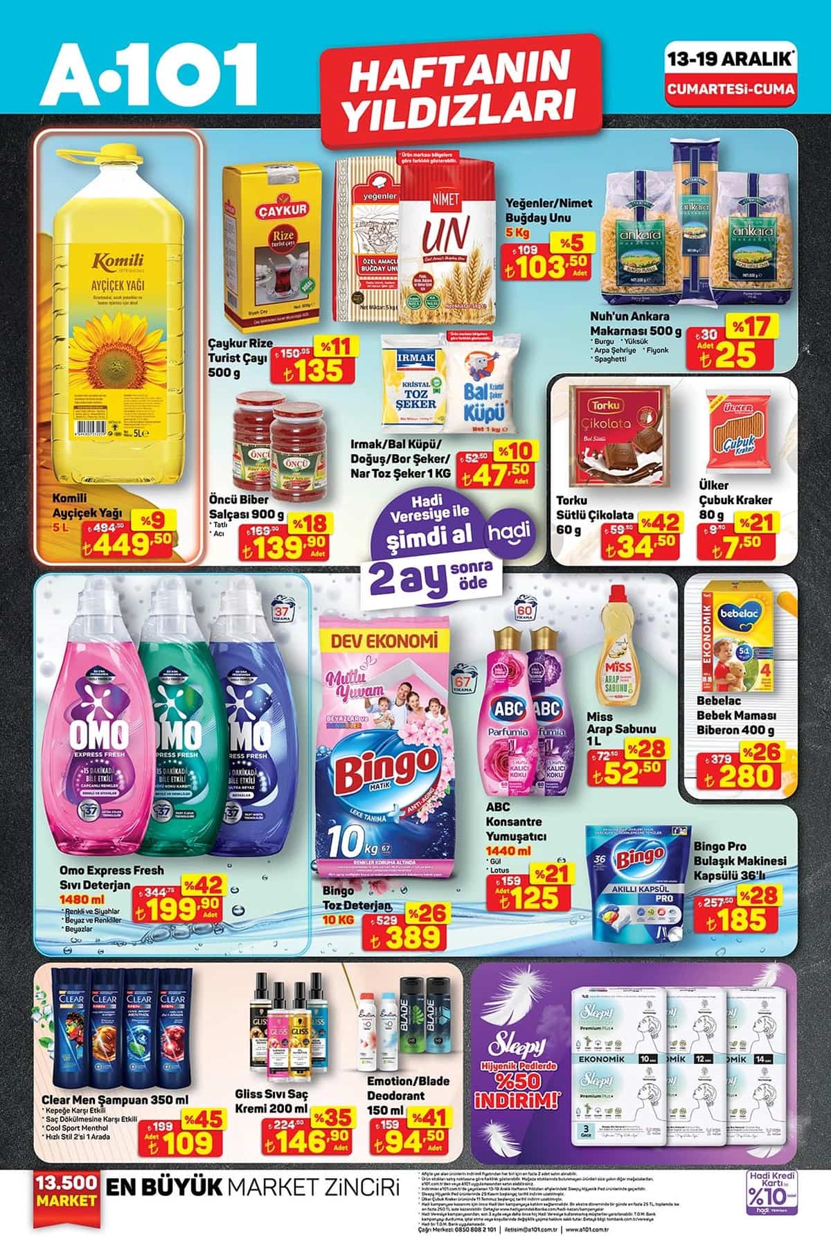 A101 13 aralik 2025 aktuel urunler