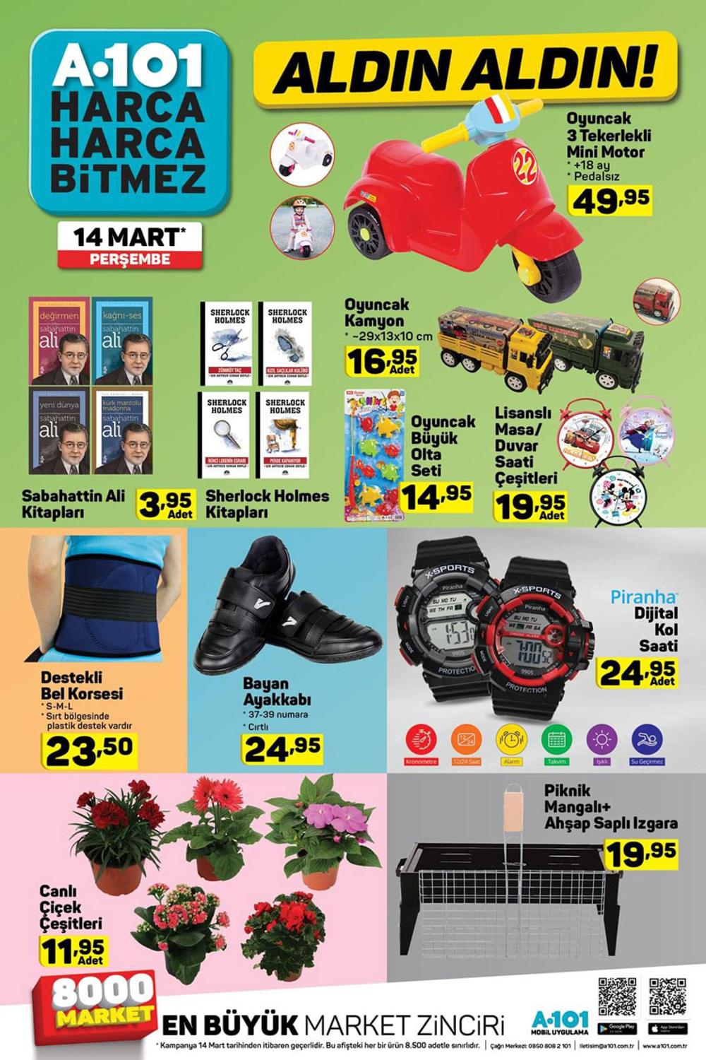 a101 14 mart 2019 aktuel urunler dolap oyuncak