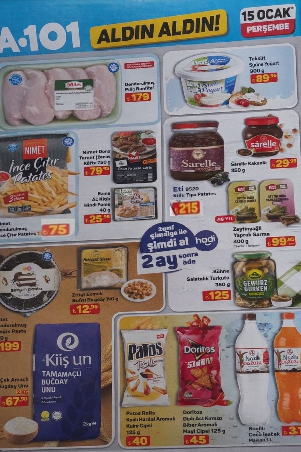 15 ocak A101 katalogu 2026