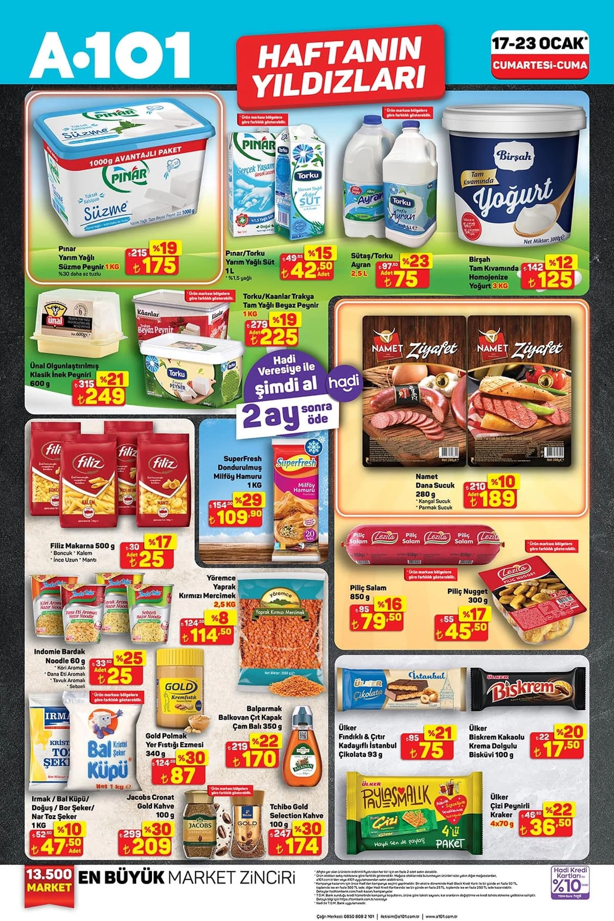 A101 17 ocak 2026 aktuel urunler
