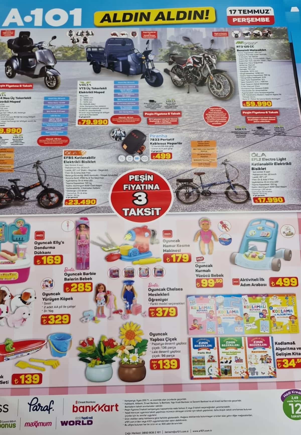 A101 katalog 17 temmuz 2025