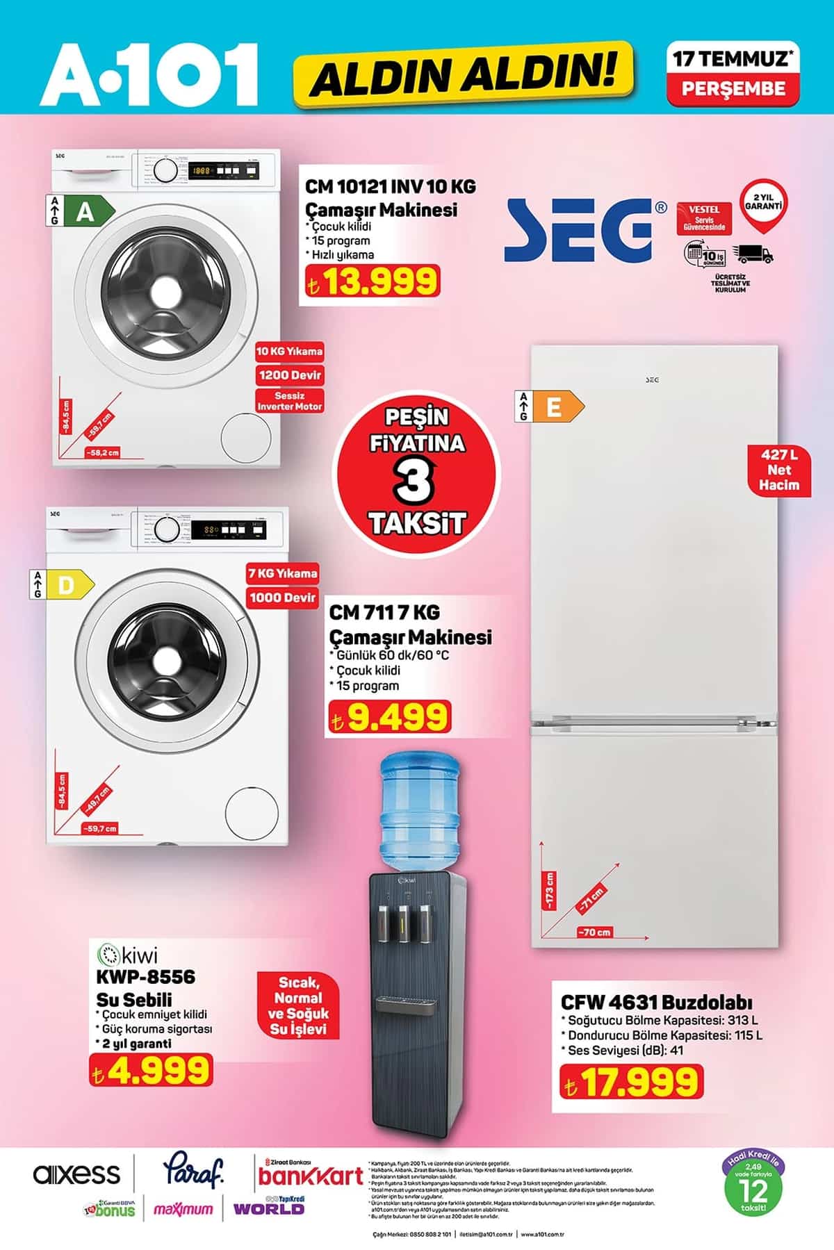 A101 katalog 17 temmuz 2025