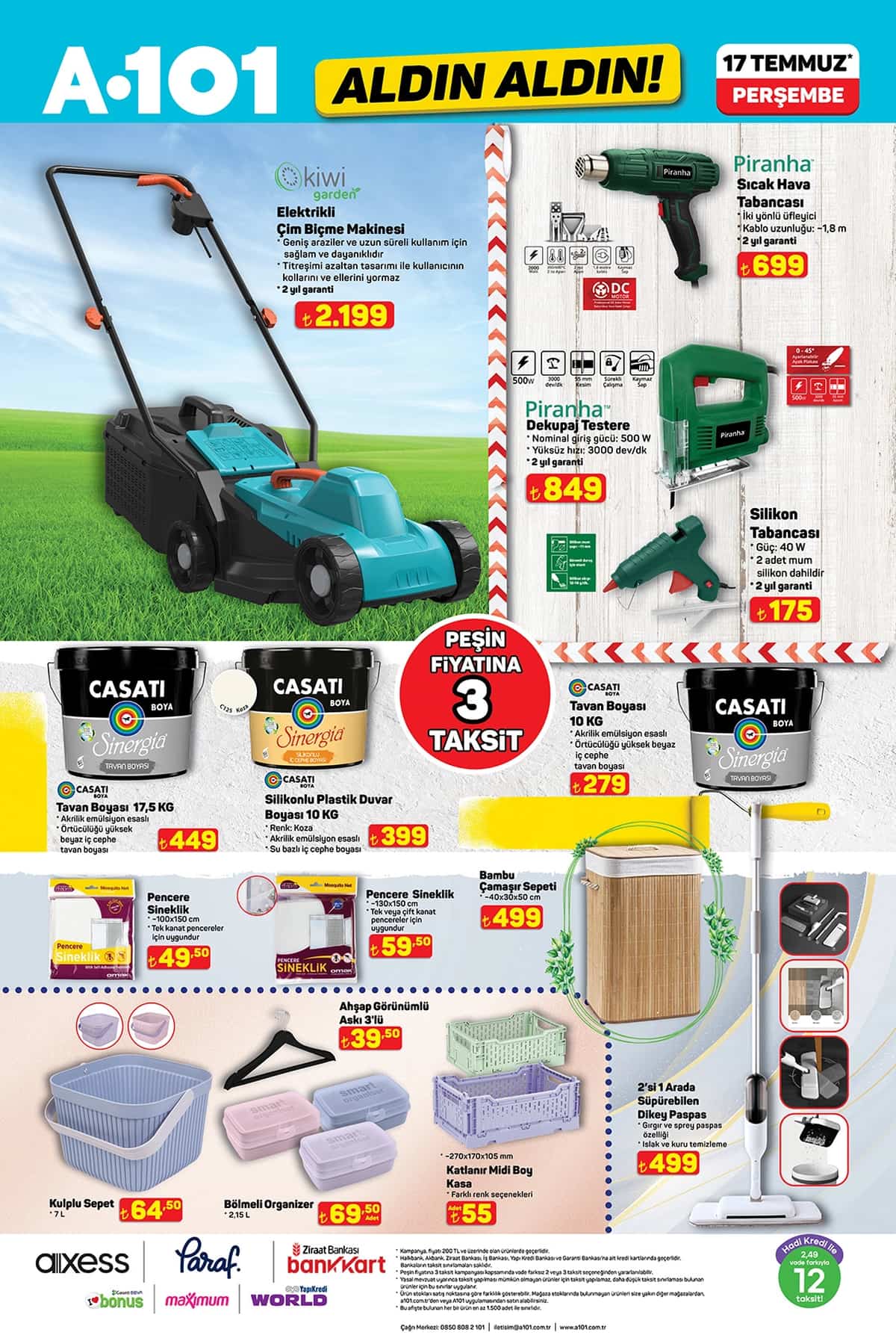 A101 aldin aldin 17 temmuz