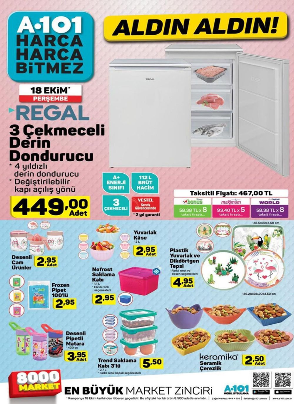 a101 18 ekim 2018 bebek esyalari katalogu