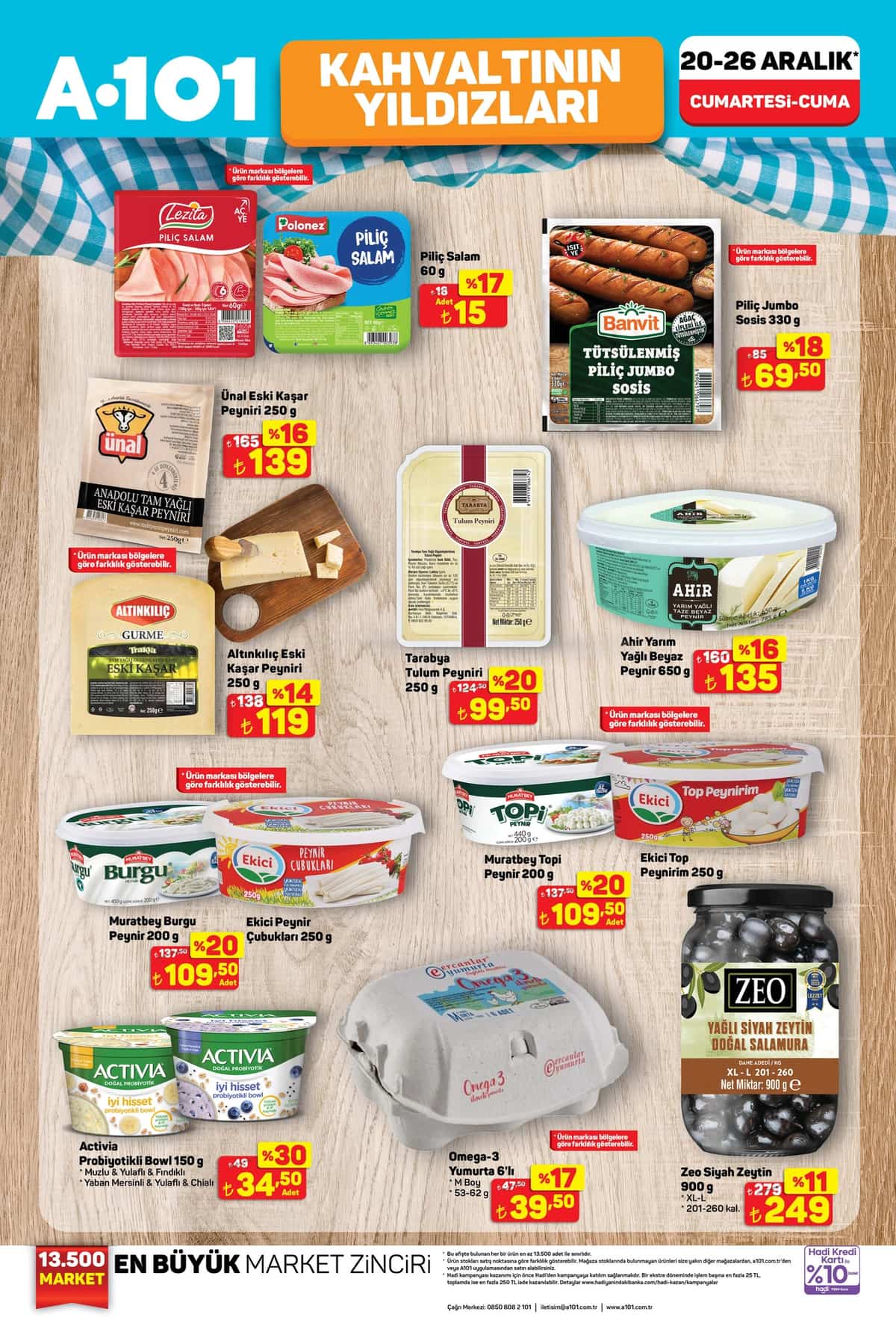 A101 brosur 20 aralik 2025