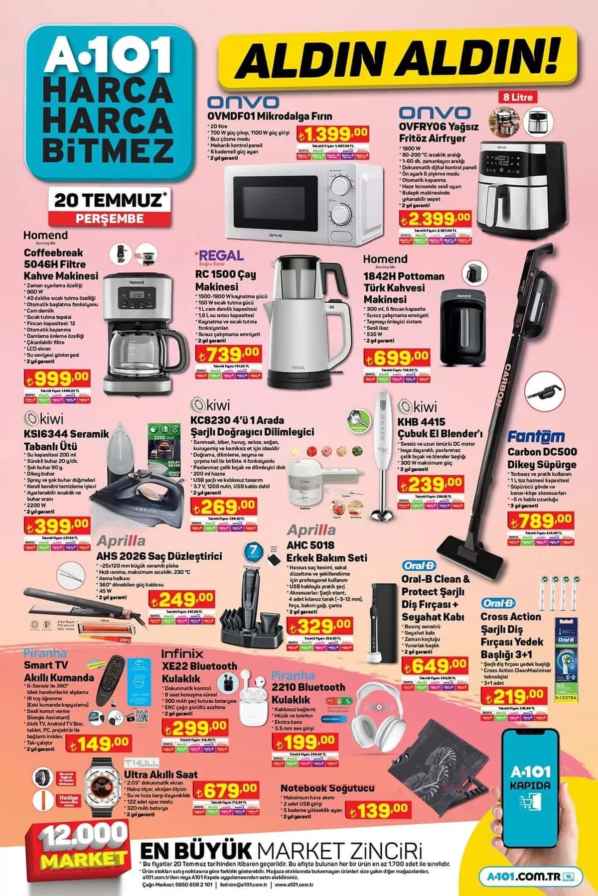 a101 katalog 20 temmuz 2023