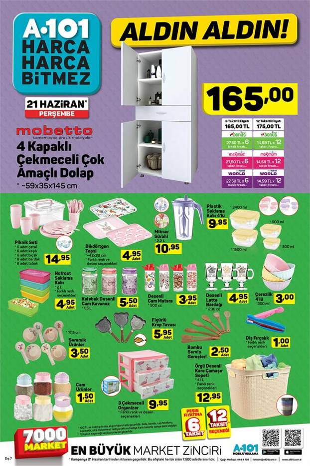 21 haziran 2018 a101 dikiş makinesi katalogu