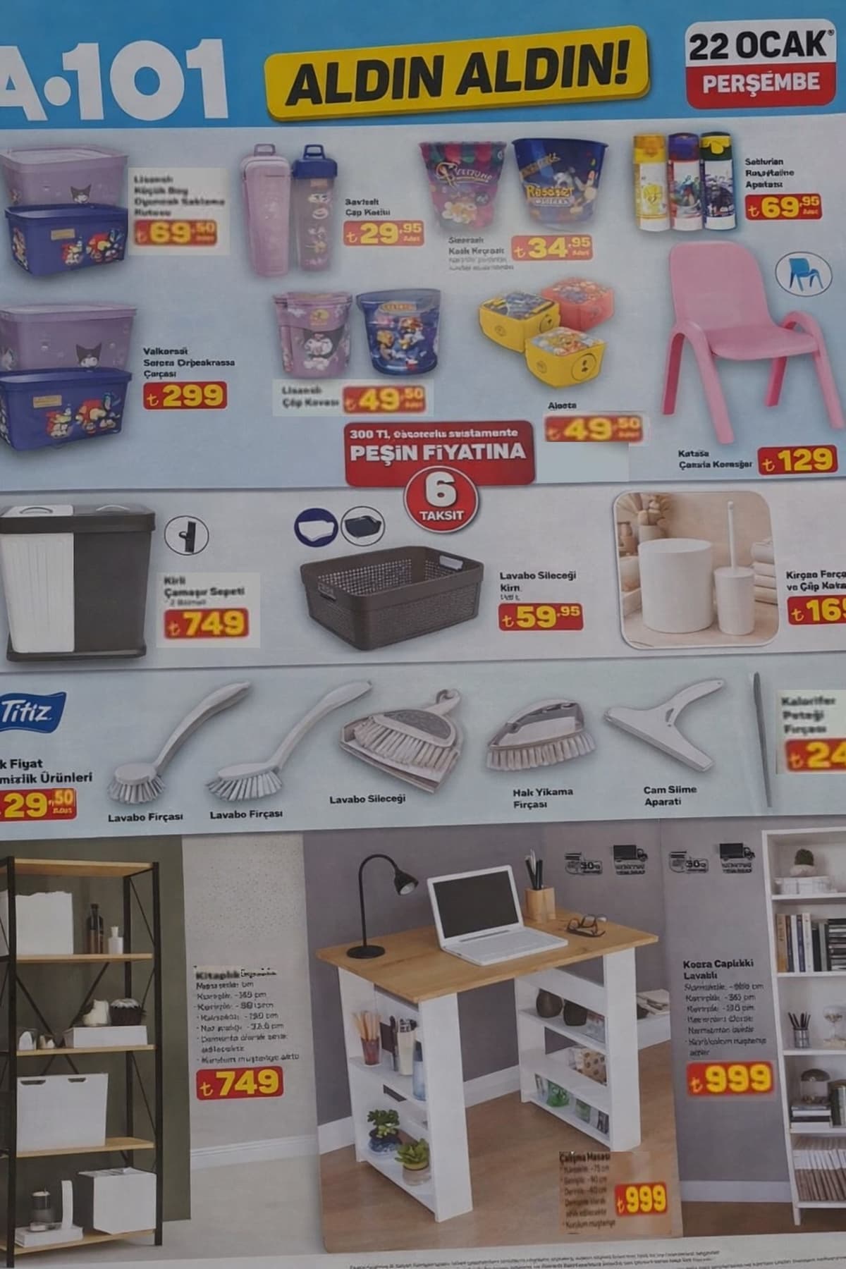 A101 katalog 22 ocak 2026