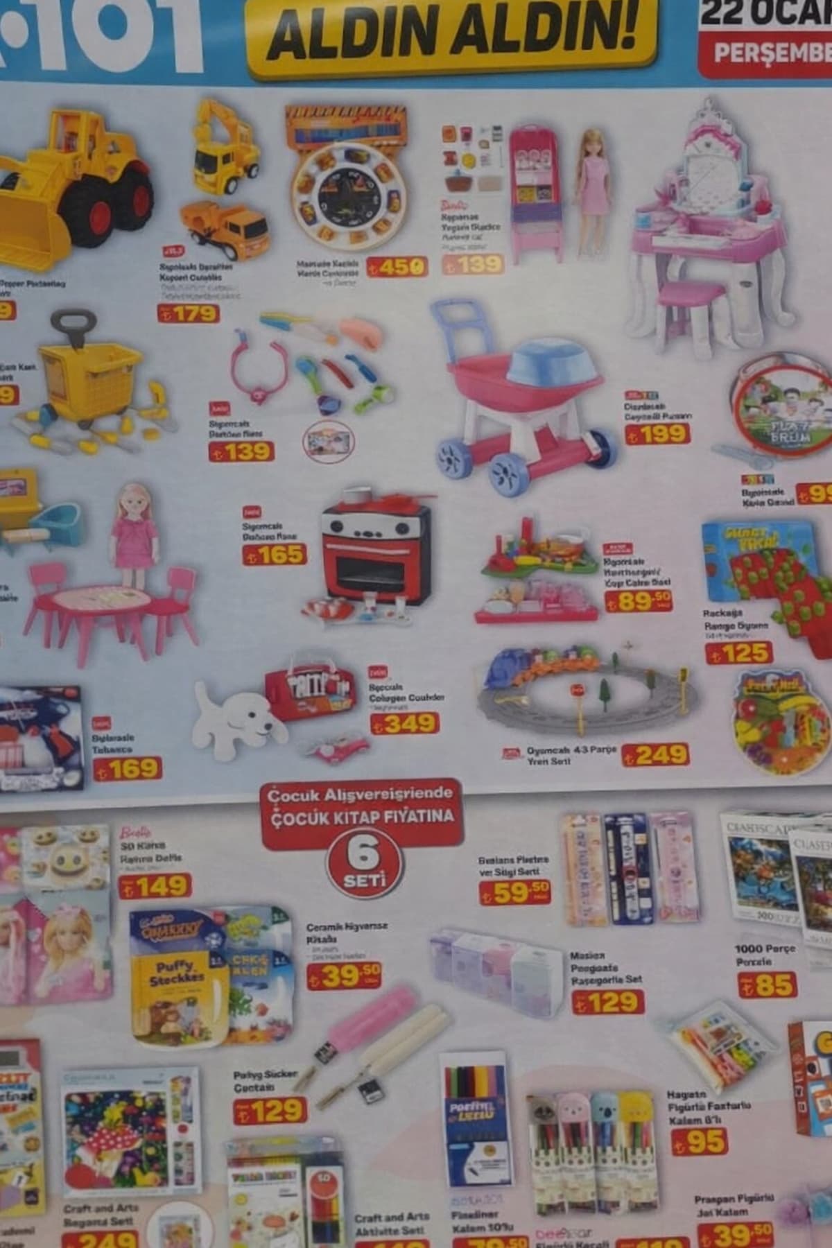 22 ocak A101 katalogu 2026