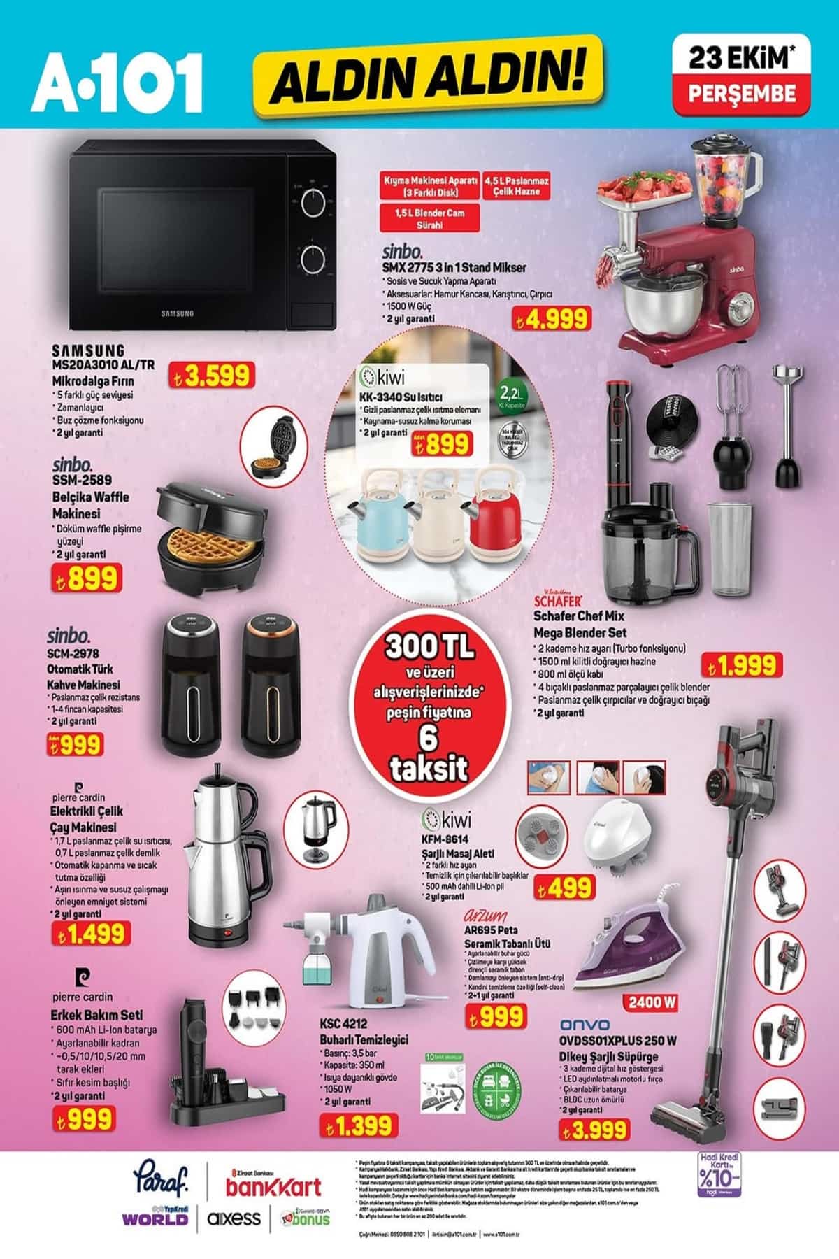A101 katalog 23 ekim 2025