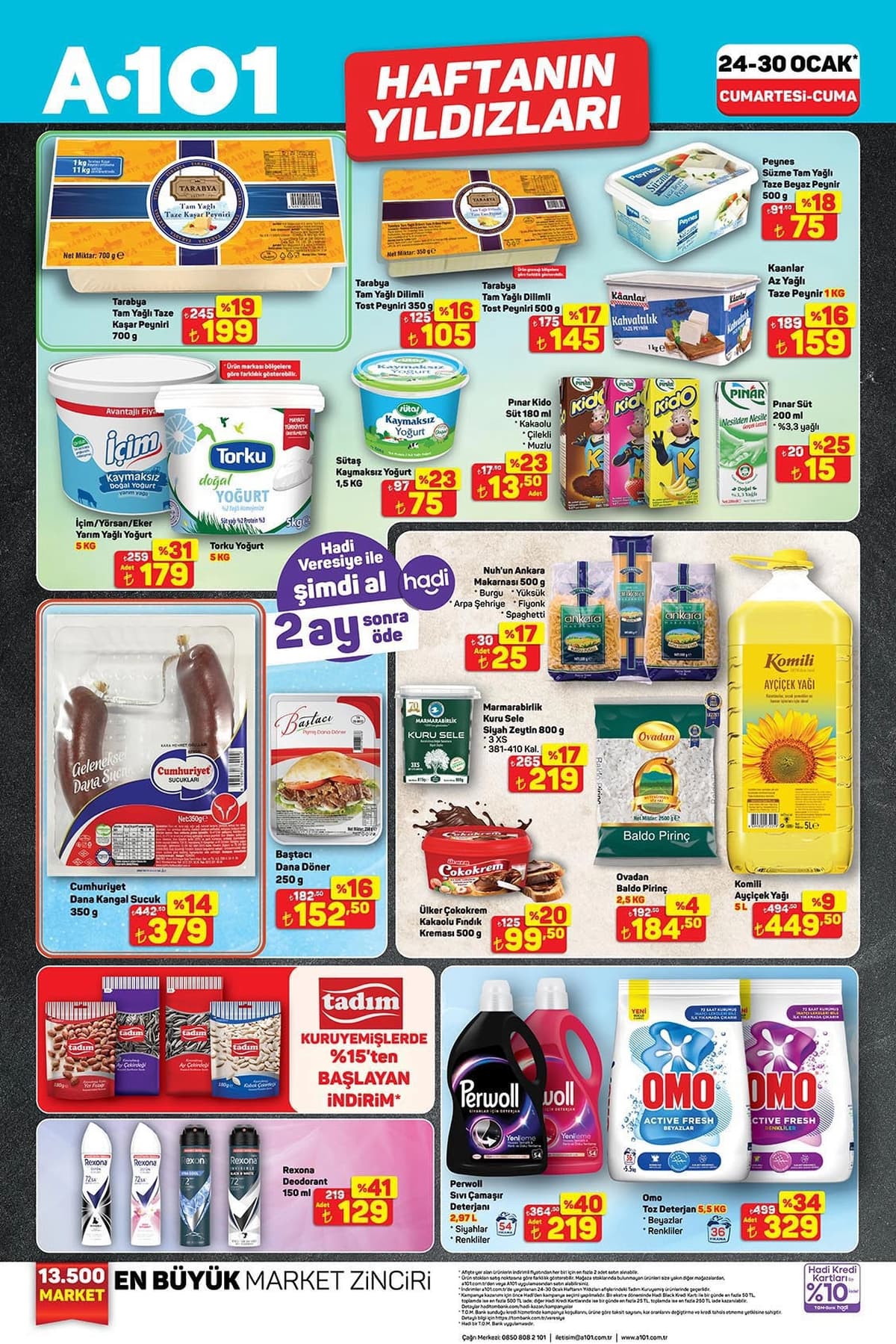 A101 24 ocak 2026 aktuel urunler