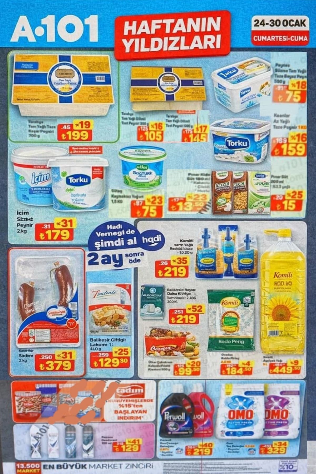 A101 24 ocak 2026 aktuel urunler