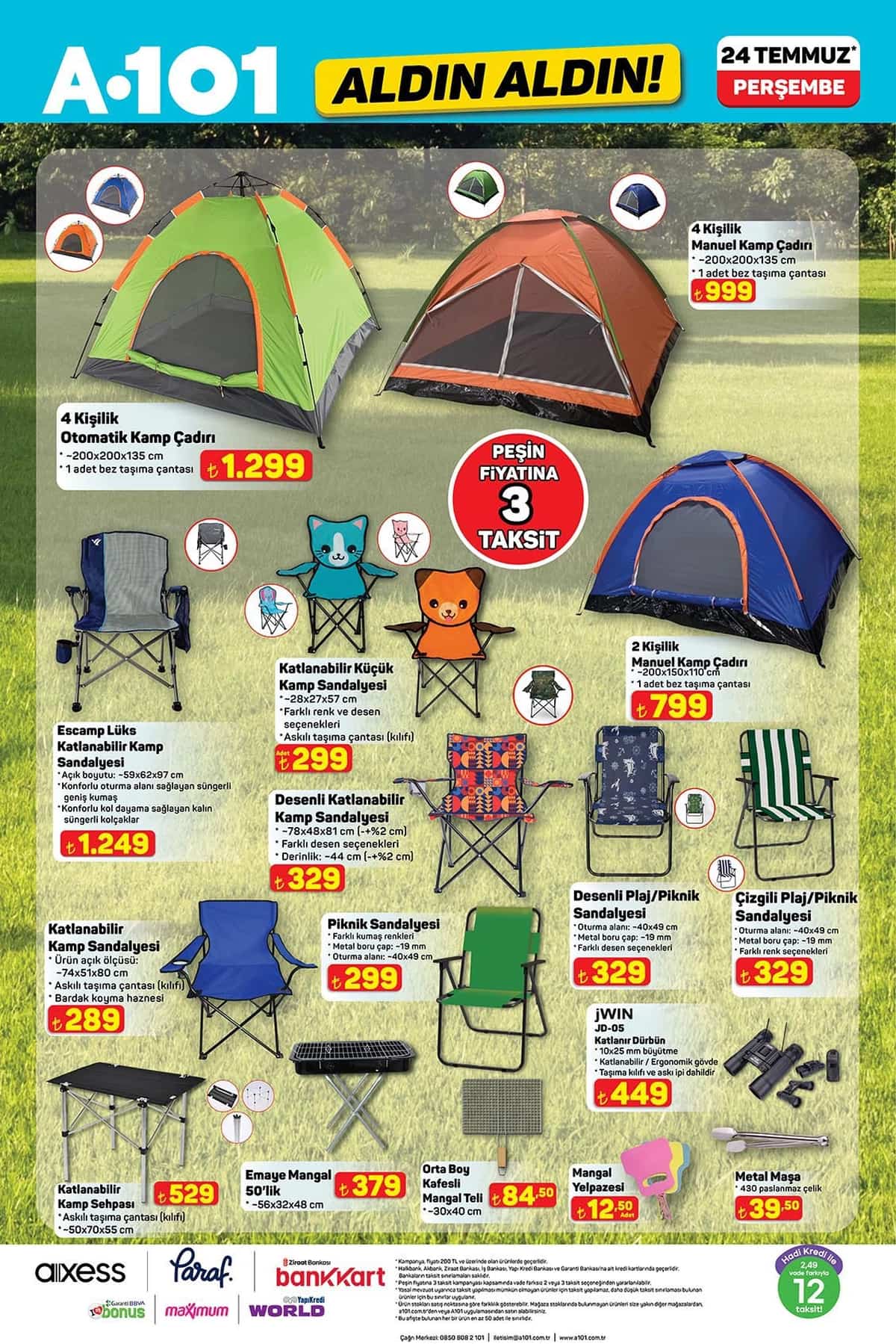 24 temmuz A101 katalog 2025