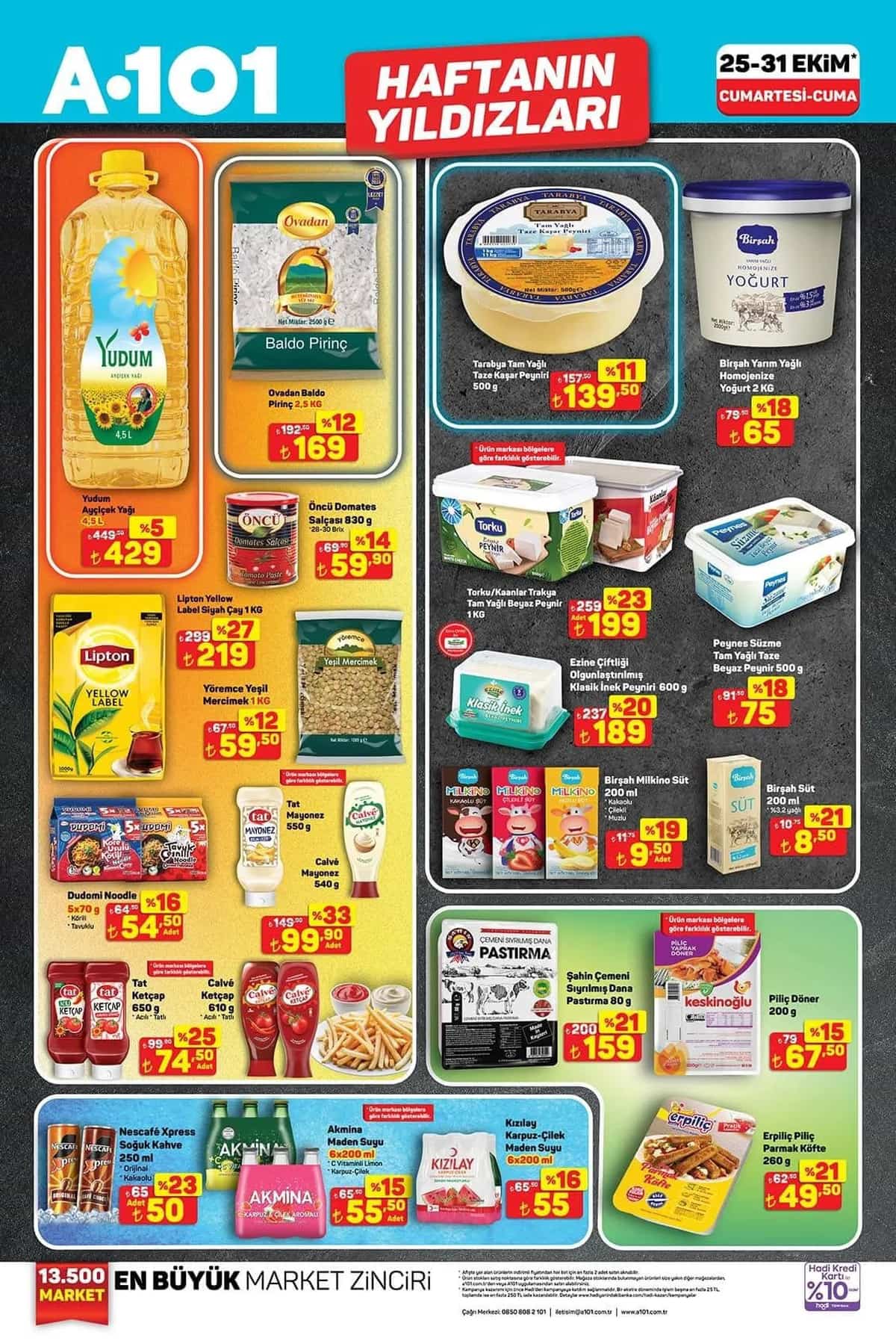 A101 25 ekim 2025 aktuel urunler