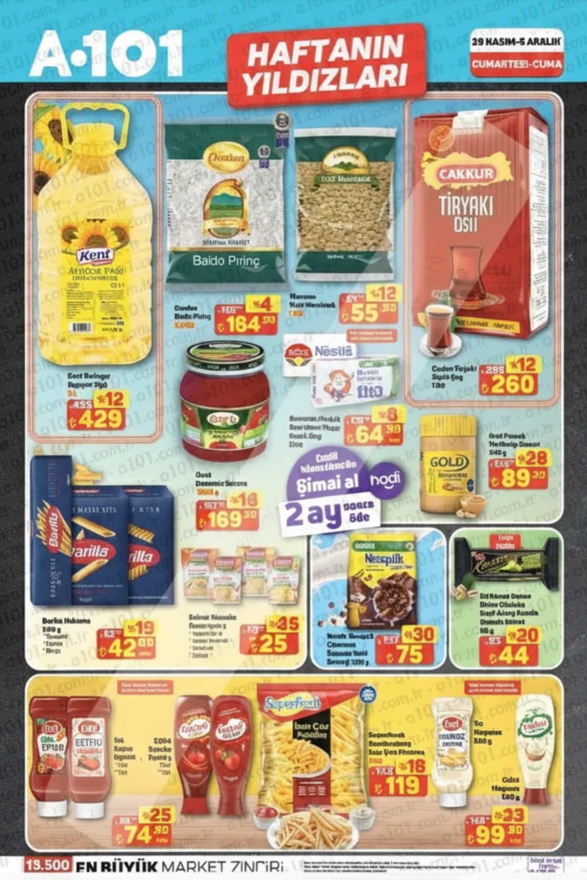 A101 29 kasim 2025 aktuel urunler