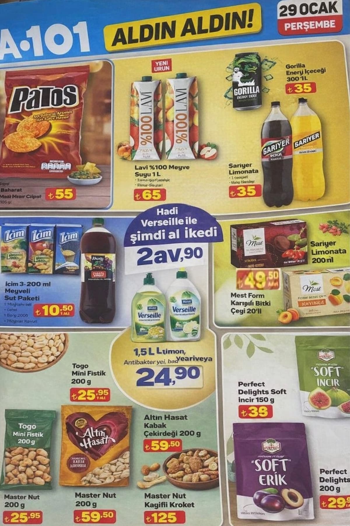 29 ocak A101 katalogu 2026