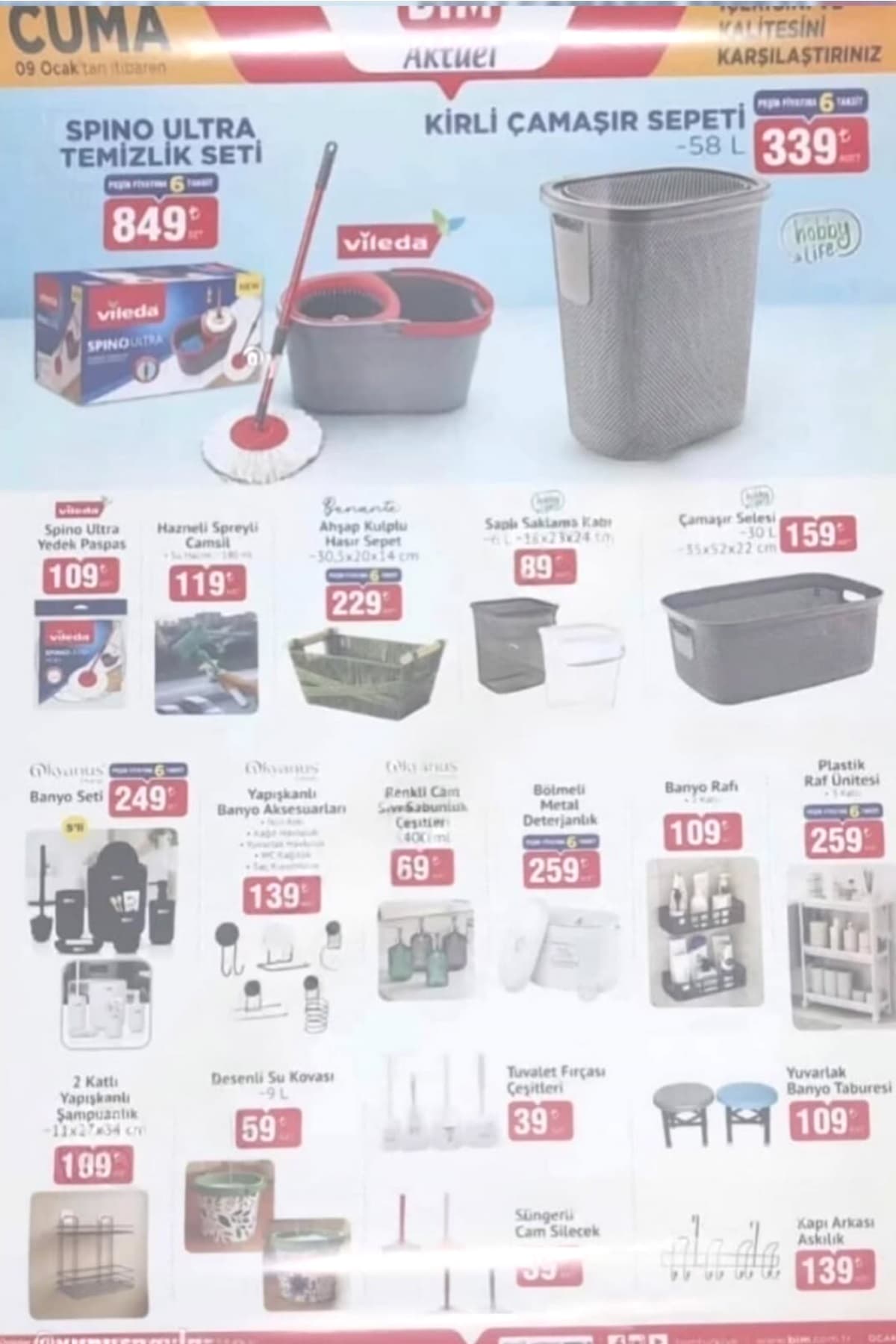 Bim brosur 9 ocak 2026