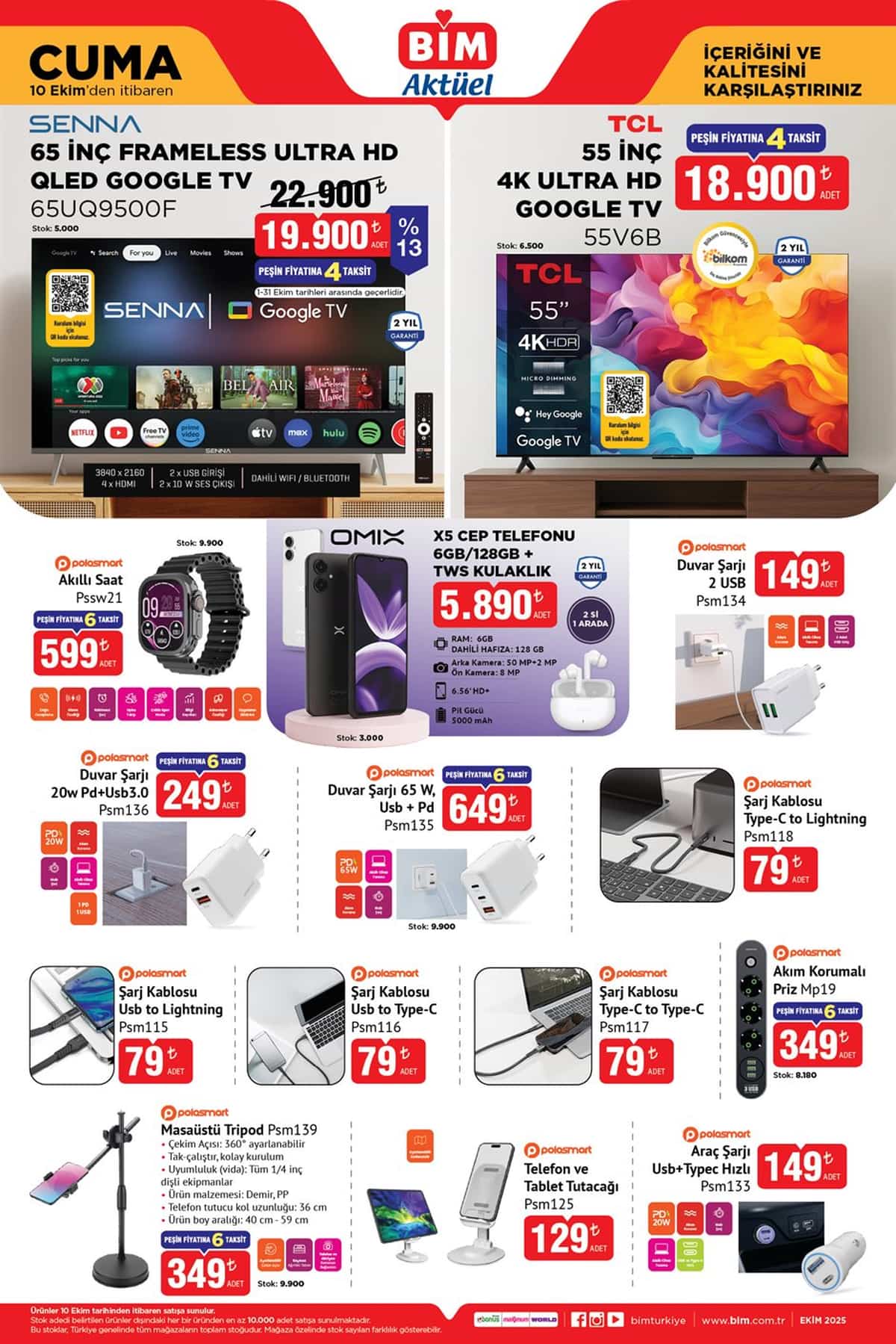 Bim 10 ekim 2025 aktuel urunler