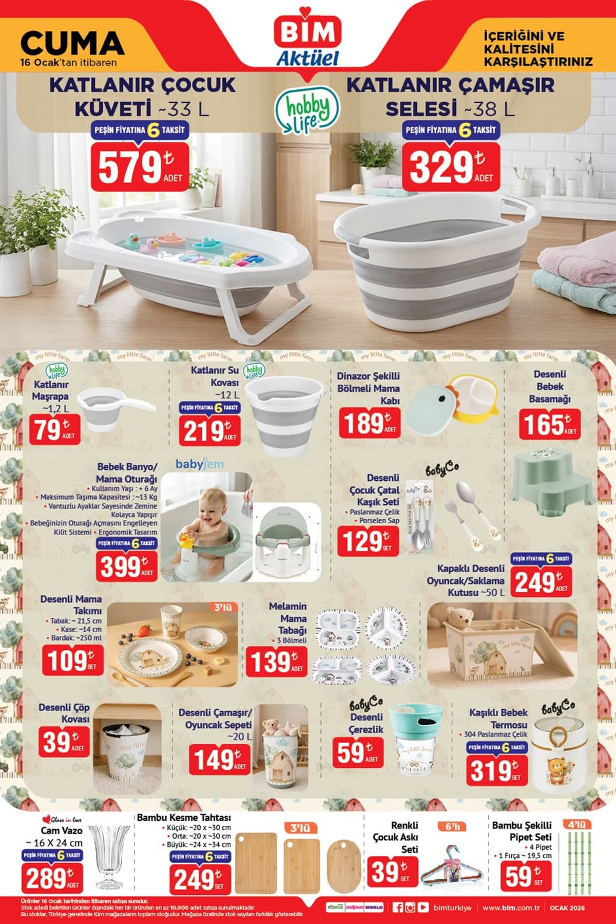 Bim aktuel 16 ocak 2026