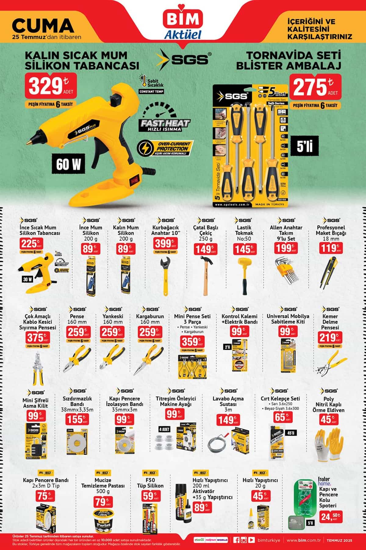 Bim katalog 25 temmuz 2025