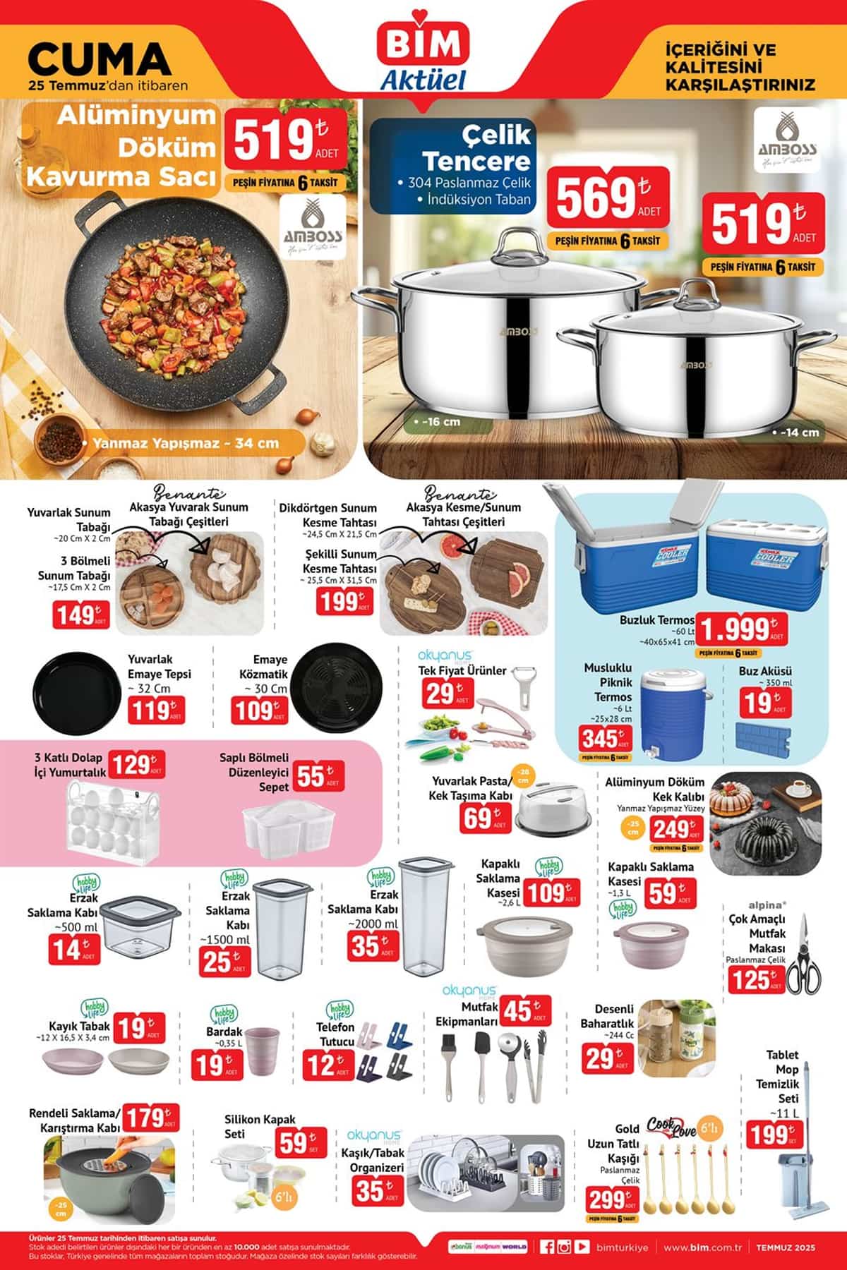 25 temmuz Bim katalog 2025
