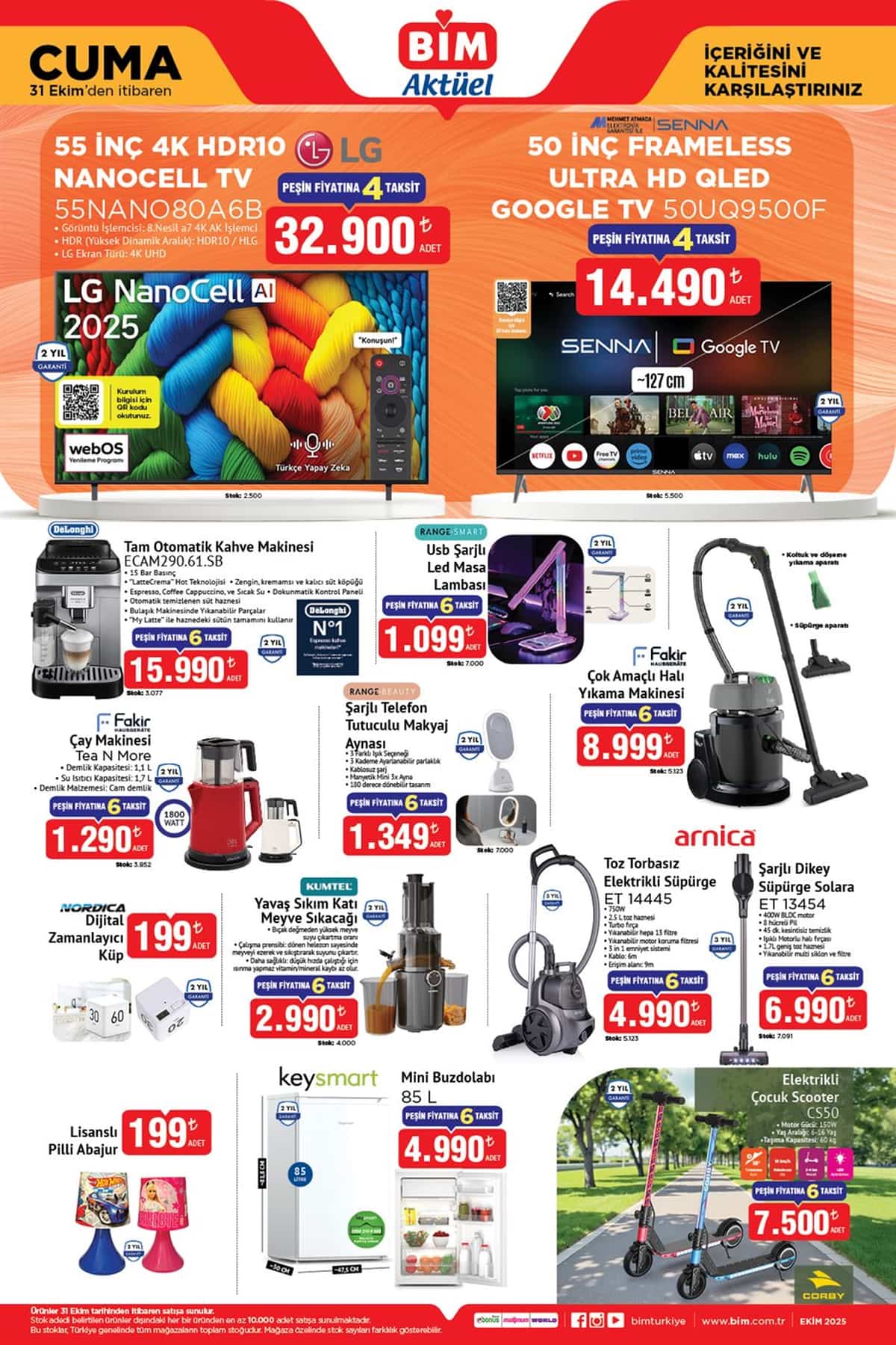 Bim 31 ekim 2025 aktuel urunler