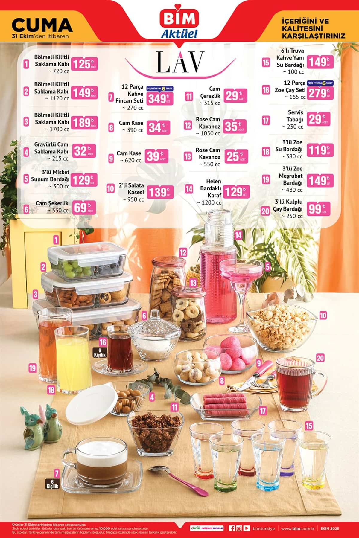 Bim katalog 31 ekim 2025