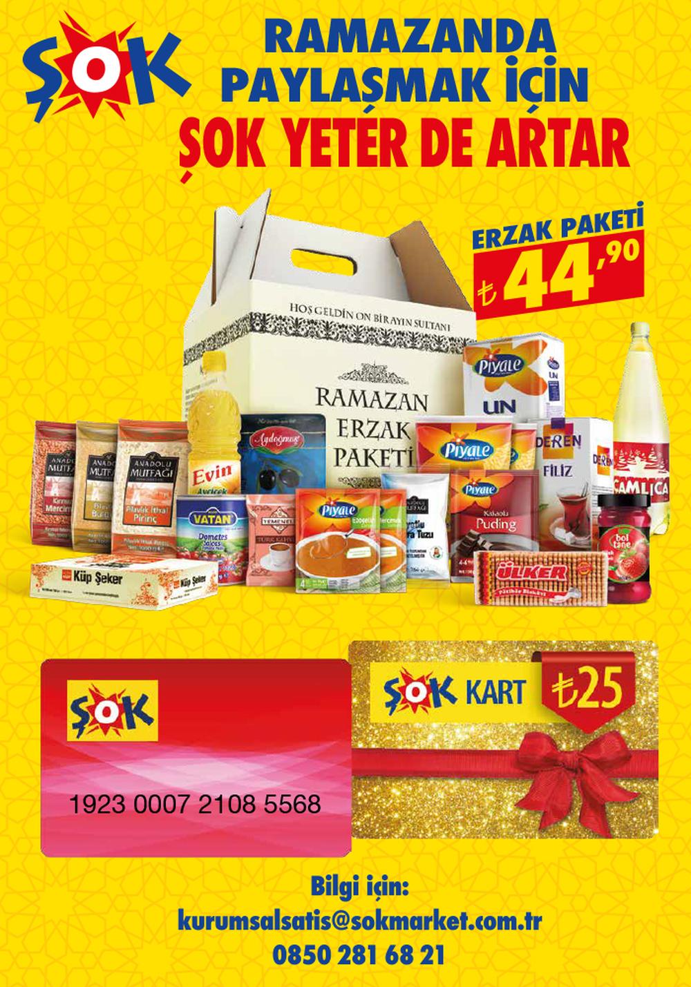 sok market ramazan paketi