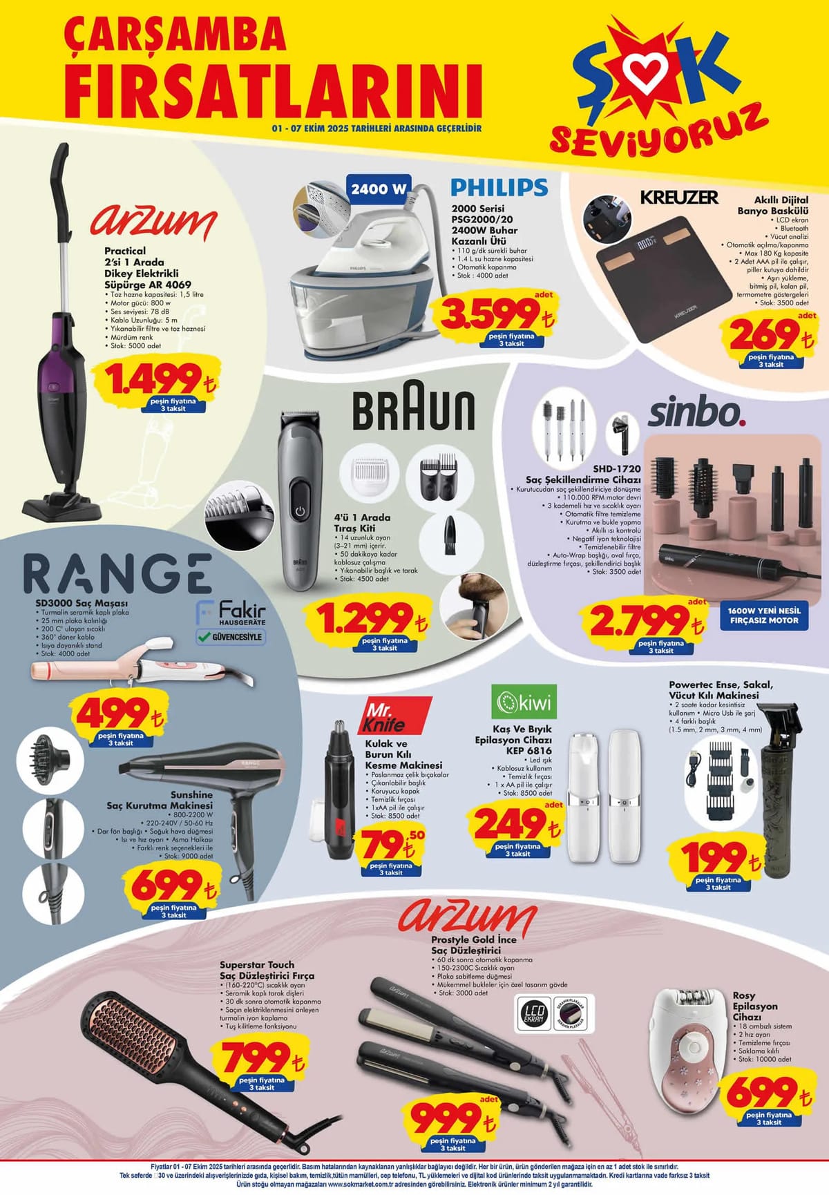 Sok 1 ekim 2025 aktuel urunler