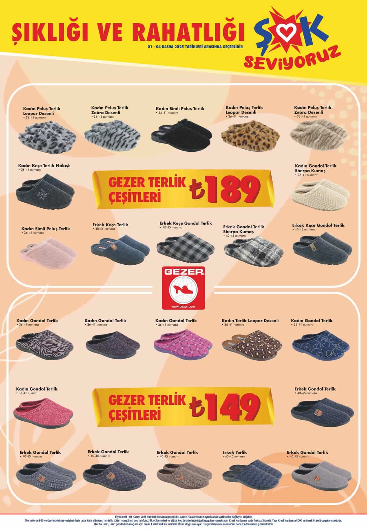 Sok 1 kasim 2025 aktuel urunler