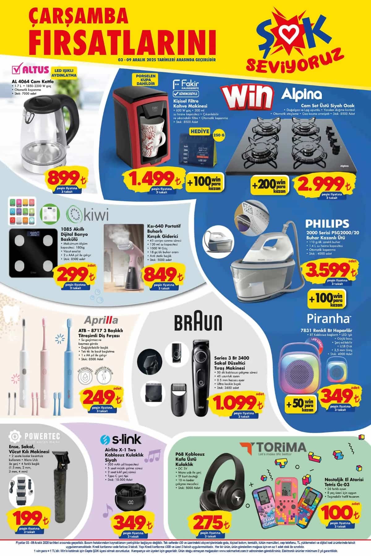 Sok 3 aralik 2025 aktuel urunler