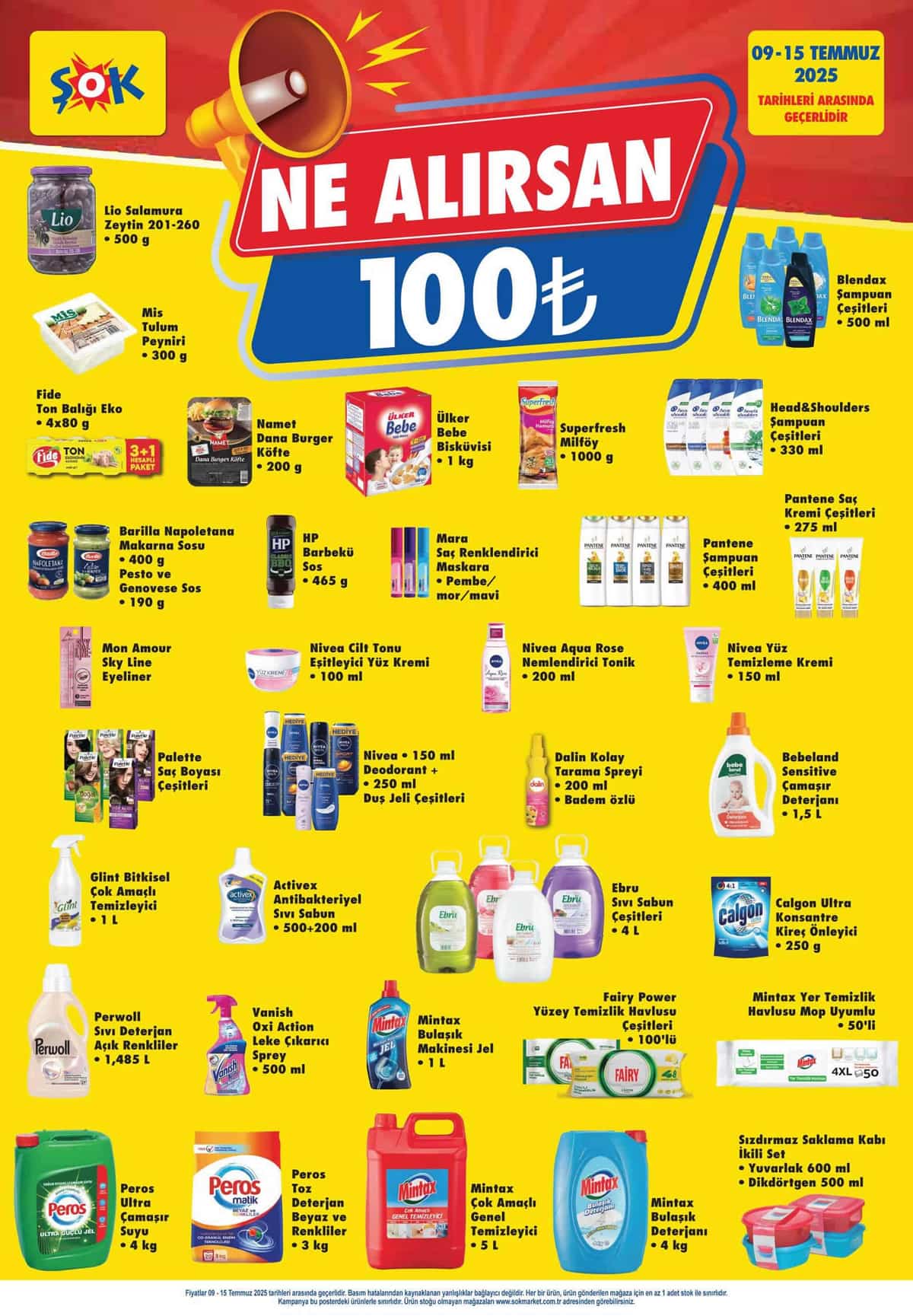 9 temmuz Sok katalogu 2025