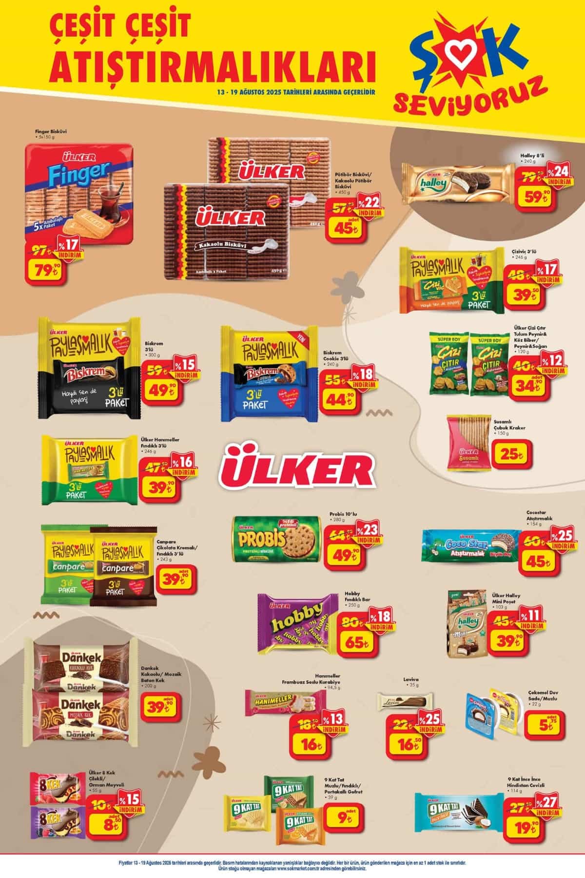 13 agustos Sok katalog 2025
