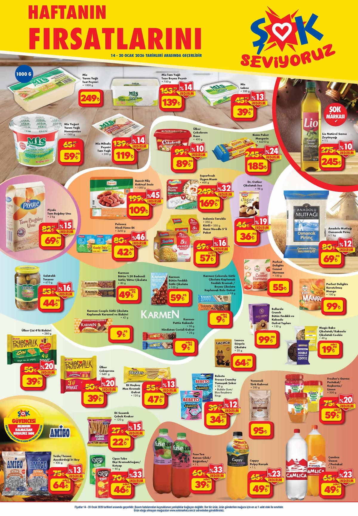 14 ocak 2026 Sok katalogu