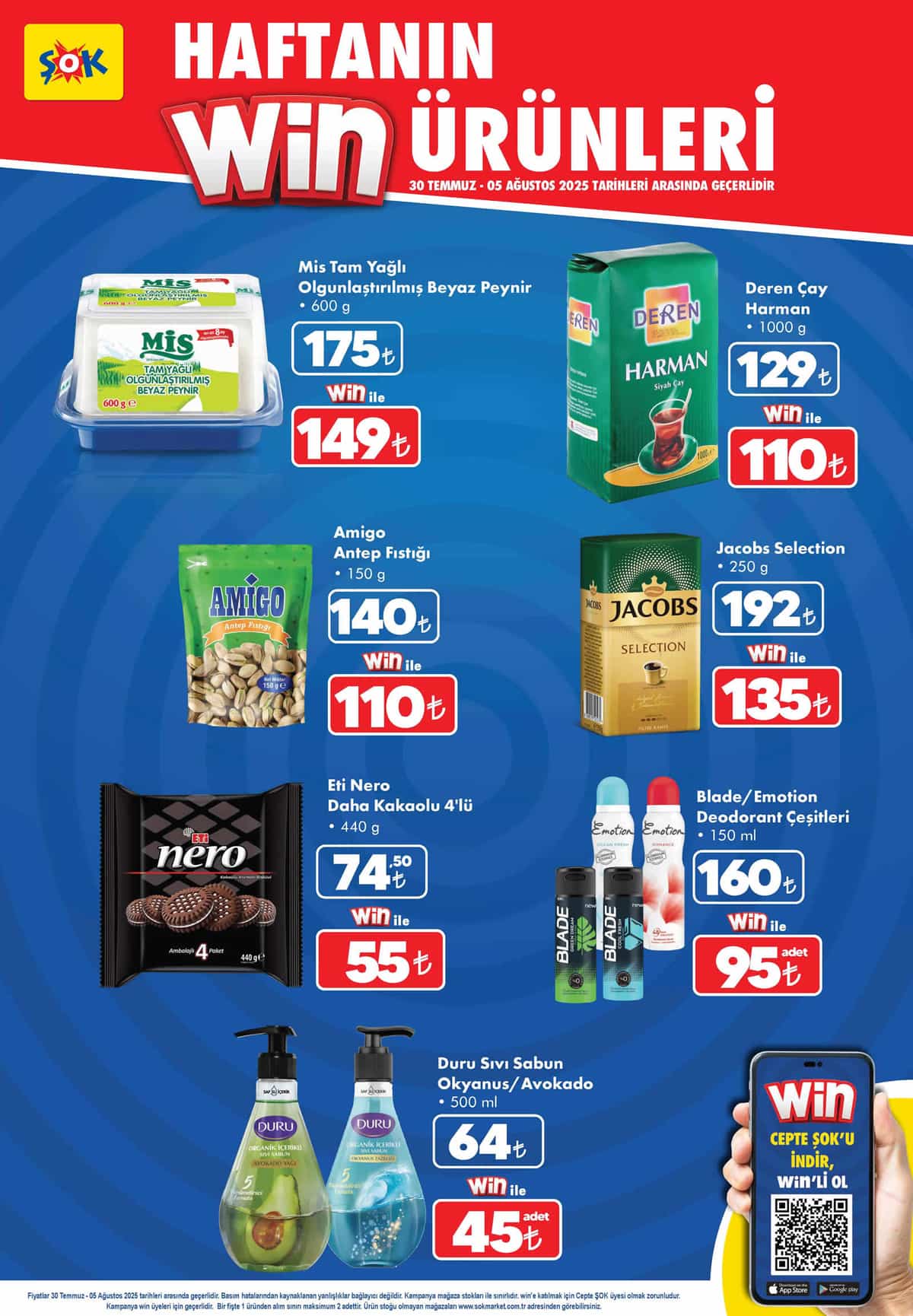 30 temmuz Sok aktuel urunler