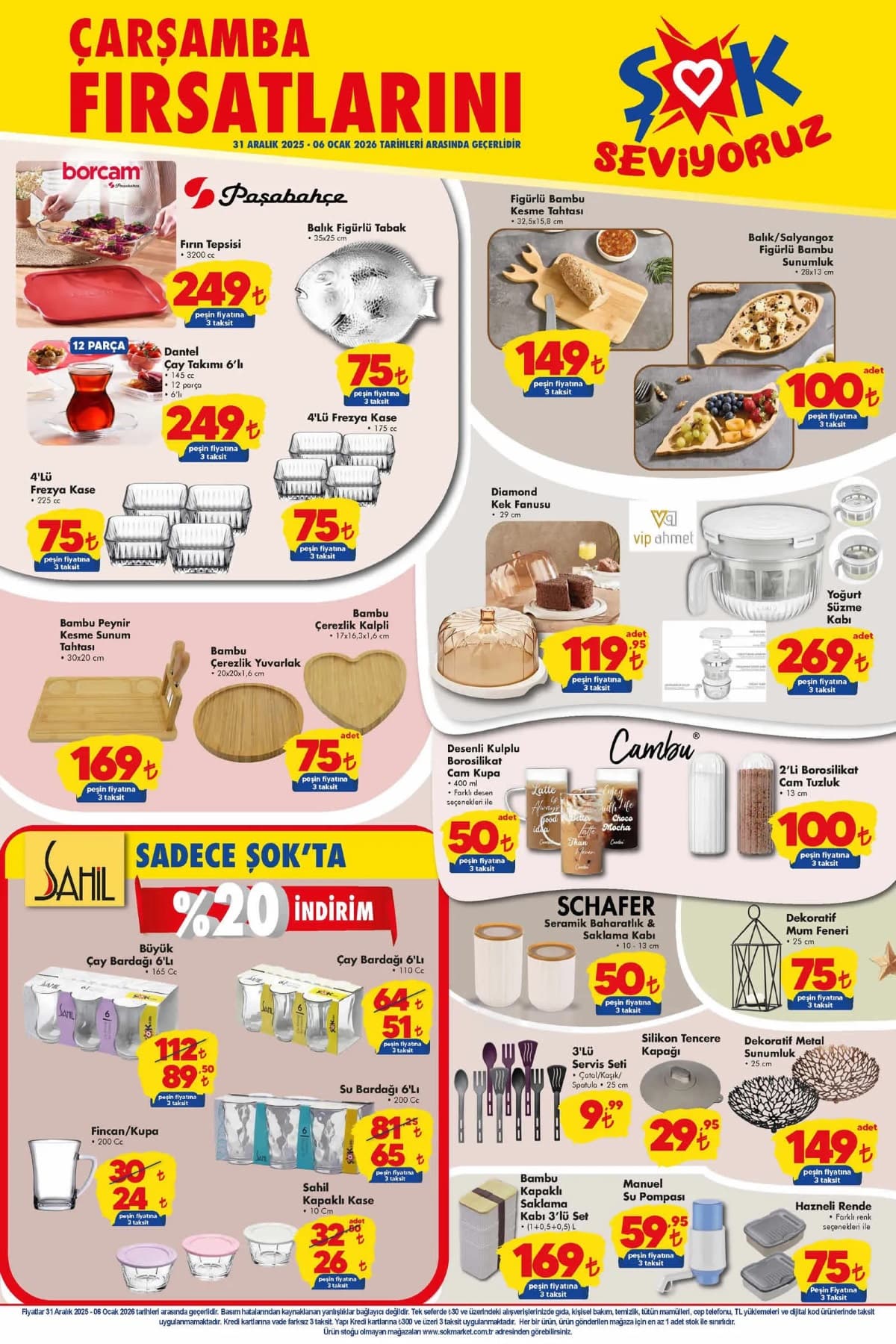 Sok 31 aralik 2025 aktuel urunler