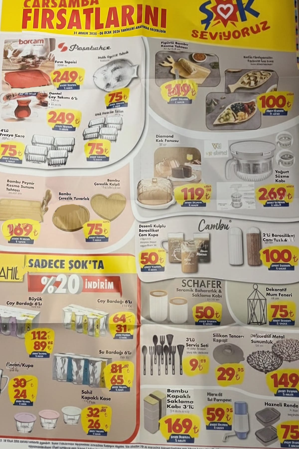 Sok 31 aralik 2025 aktuel urunler