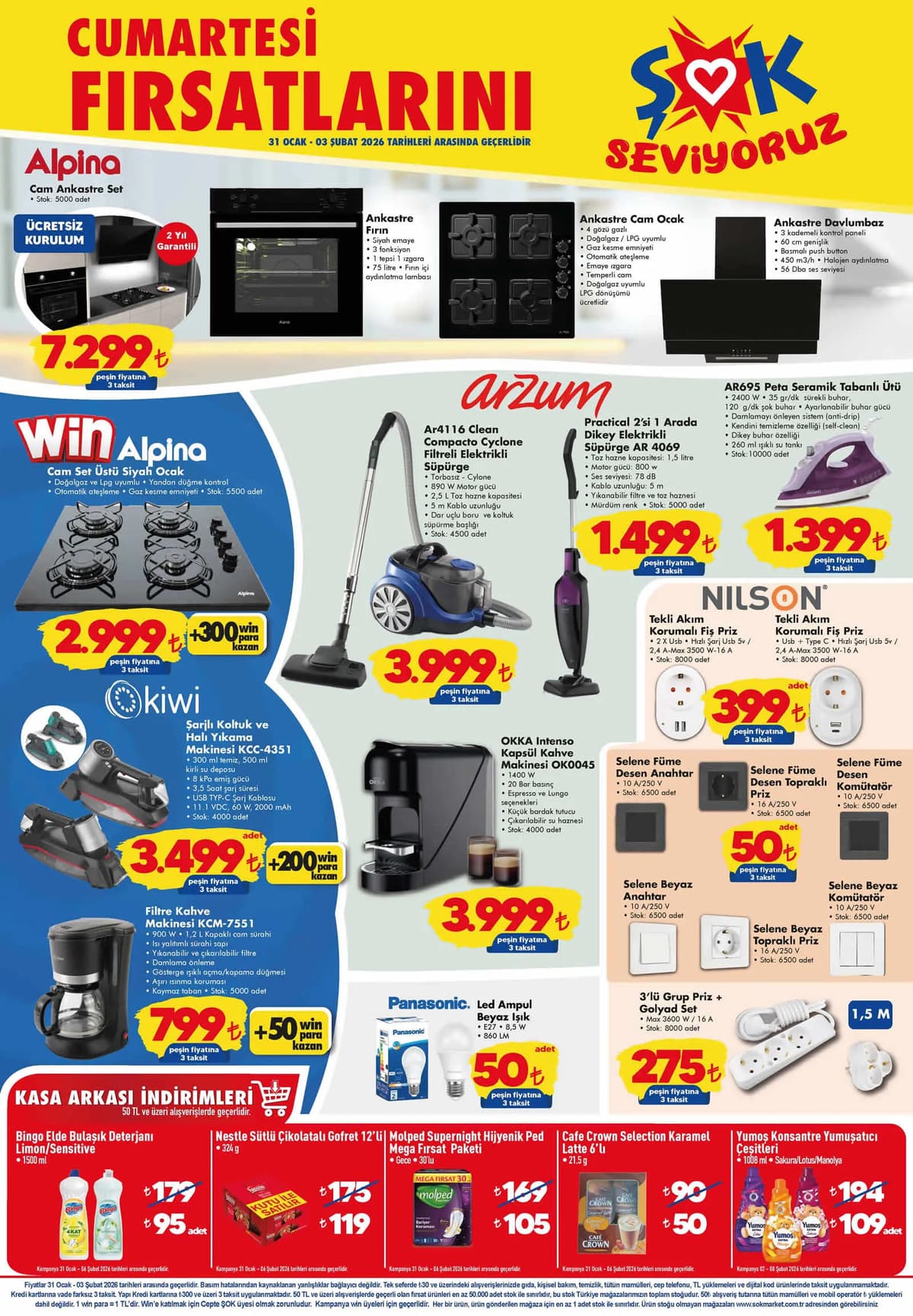 Sok 31 ocak 2026 aktuel urunler